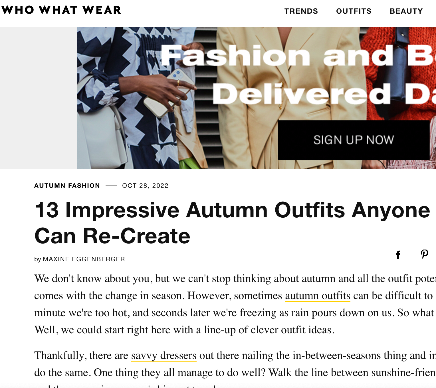 13 Impressive Autumn Outfits Anyone Can Re-Create