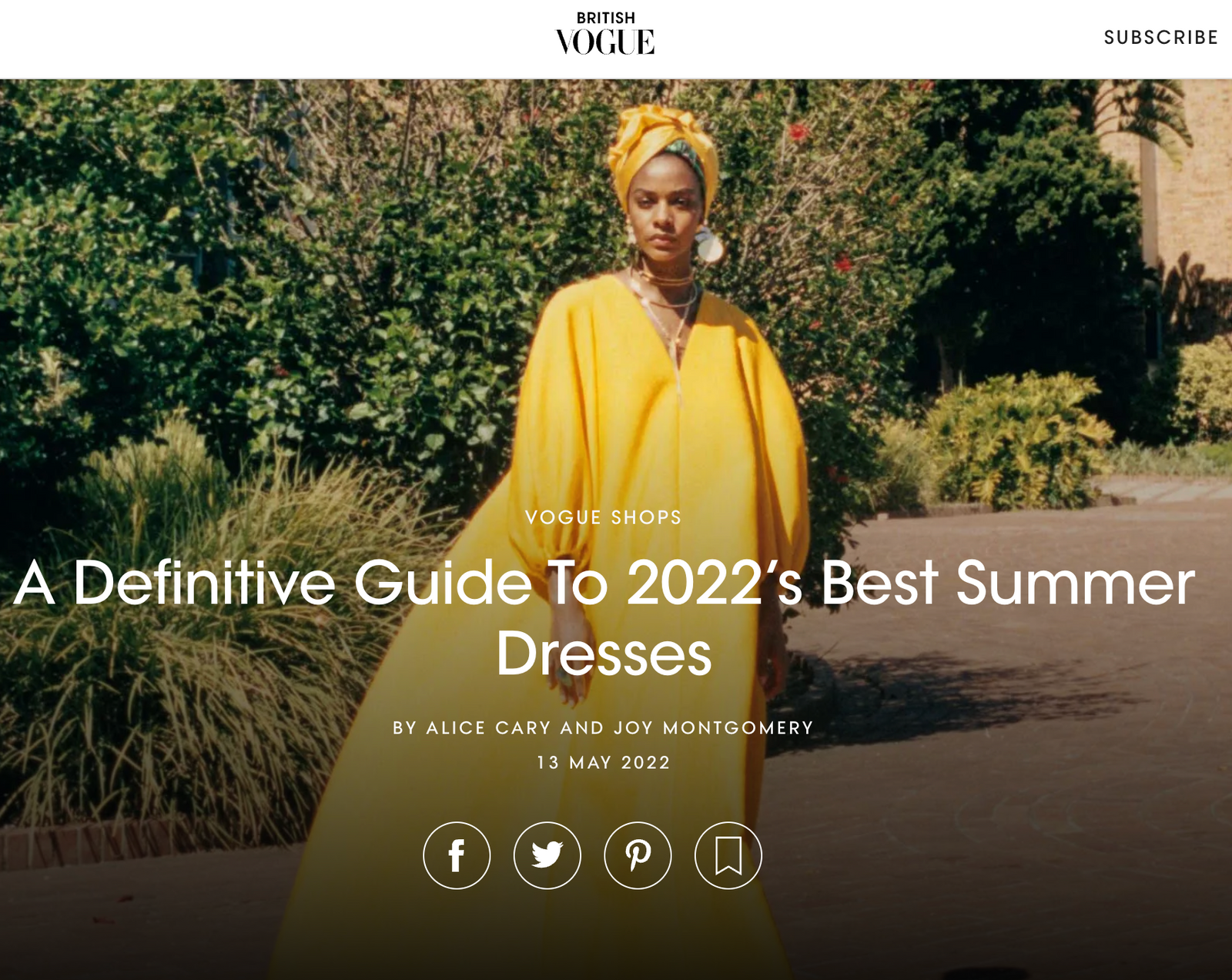 A Definitive Guide To 2022’s Best Summer Dresses