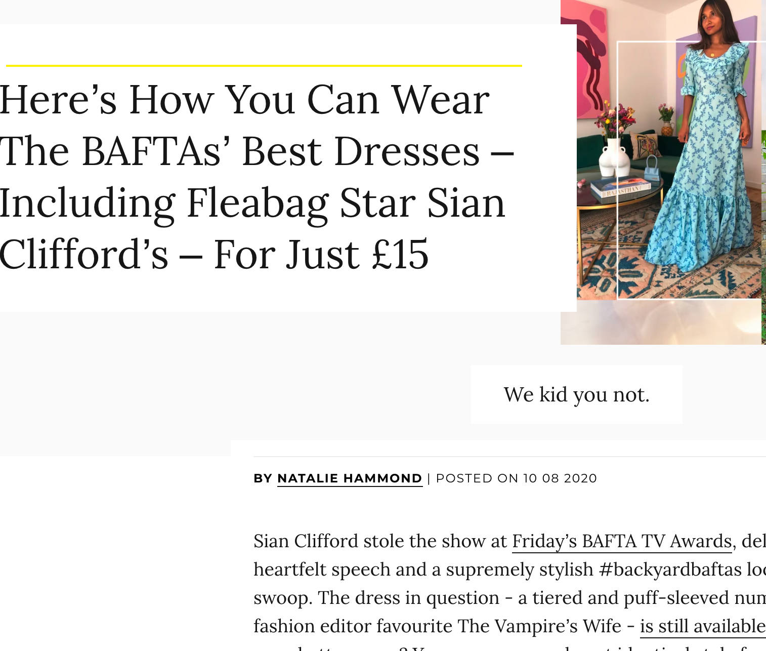 Here’s How You Can Wear The BAFTAs’ Best Dresses