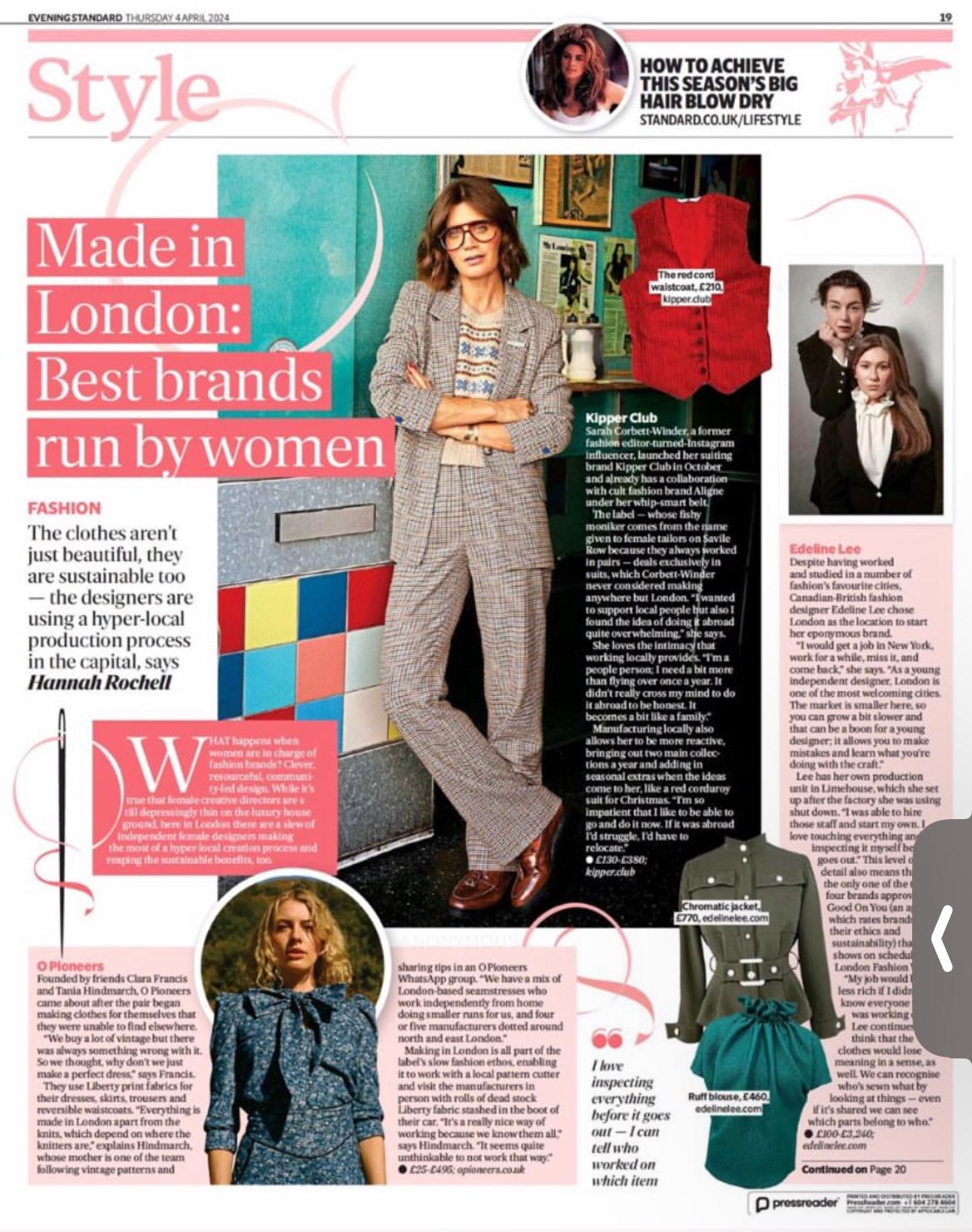 Evening Standard Style - Made in London: Best brands run by women