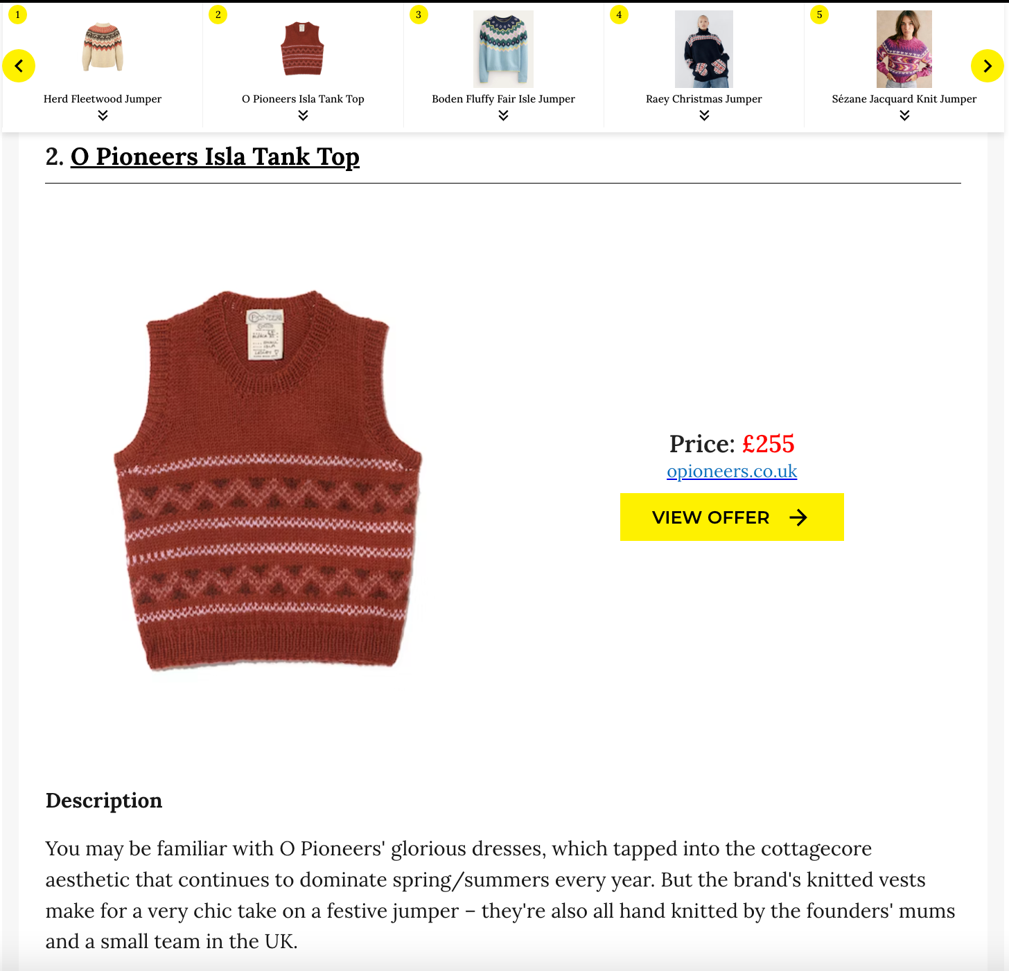 Grazia: The Best Christmas Jumpers You’ll Actually Want To Wear (Even After Santa’s Been And Gone)