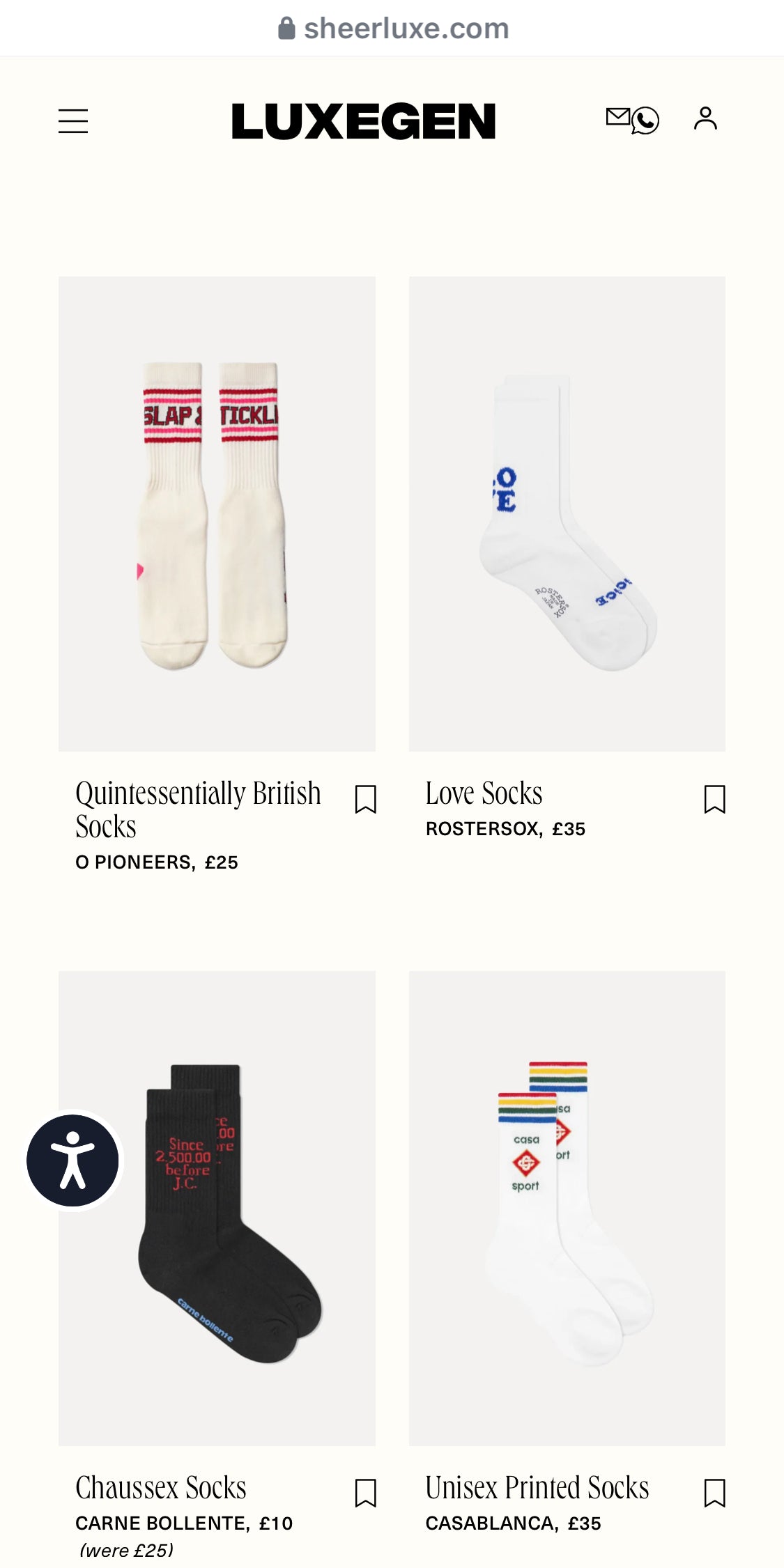 LUXEGEN: 22 Cool Pairs of Socks