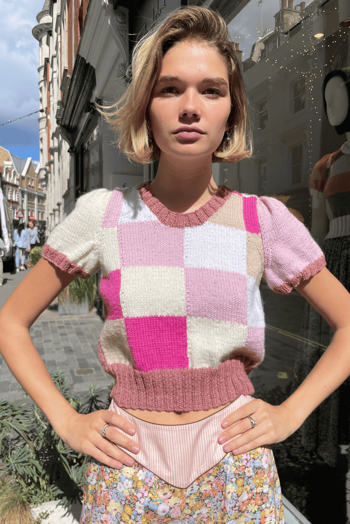 Pip Patchwork Knitted Tee