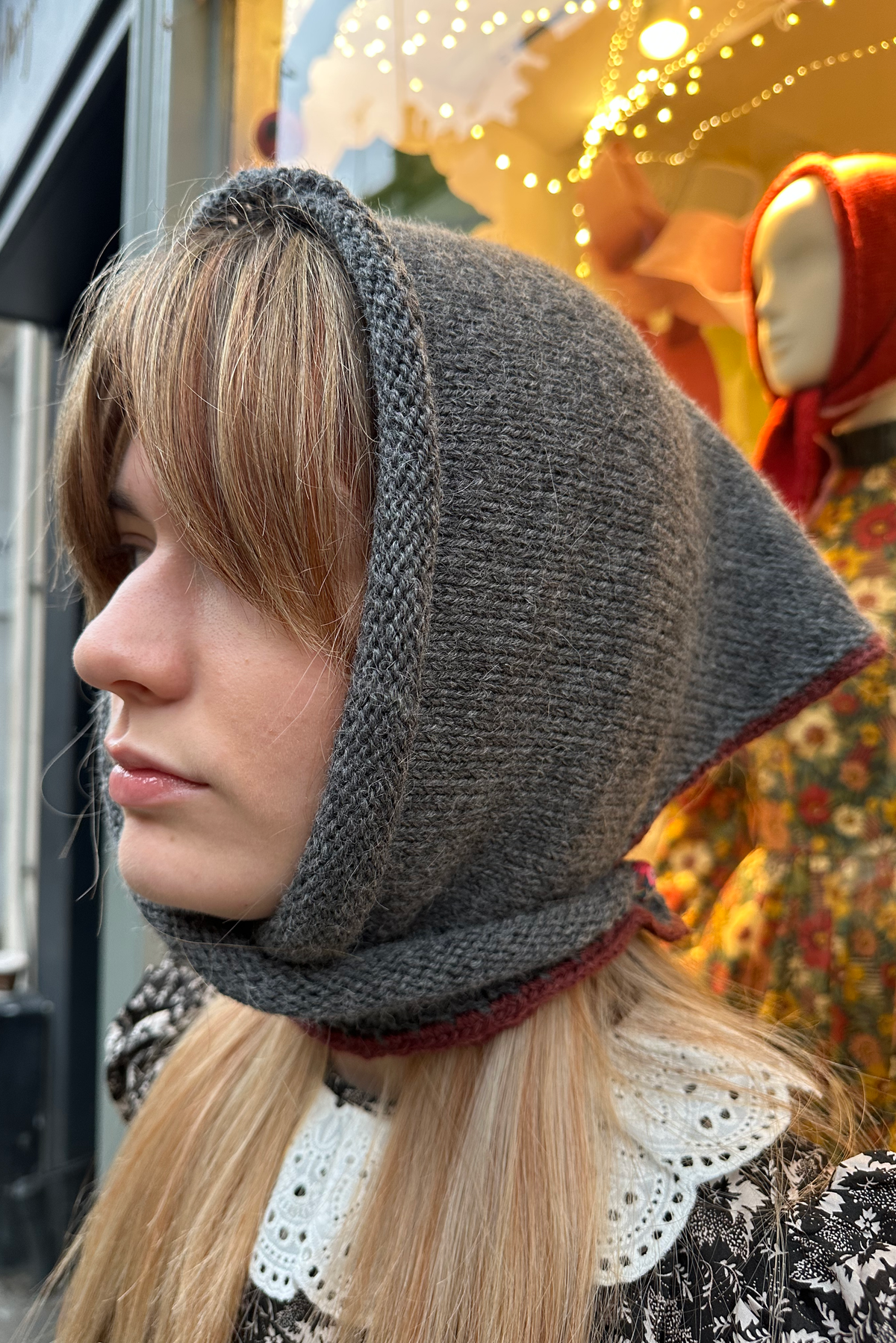 Audrey Knitted Headscarf