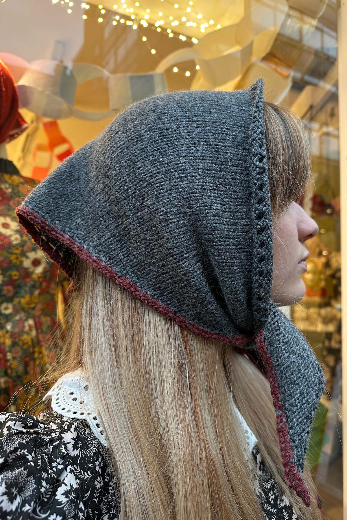 Audrey Knitted Headscarf