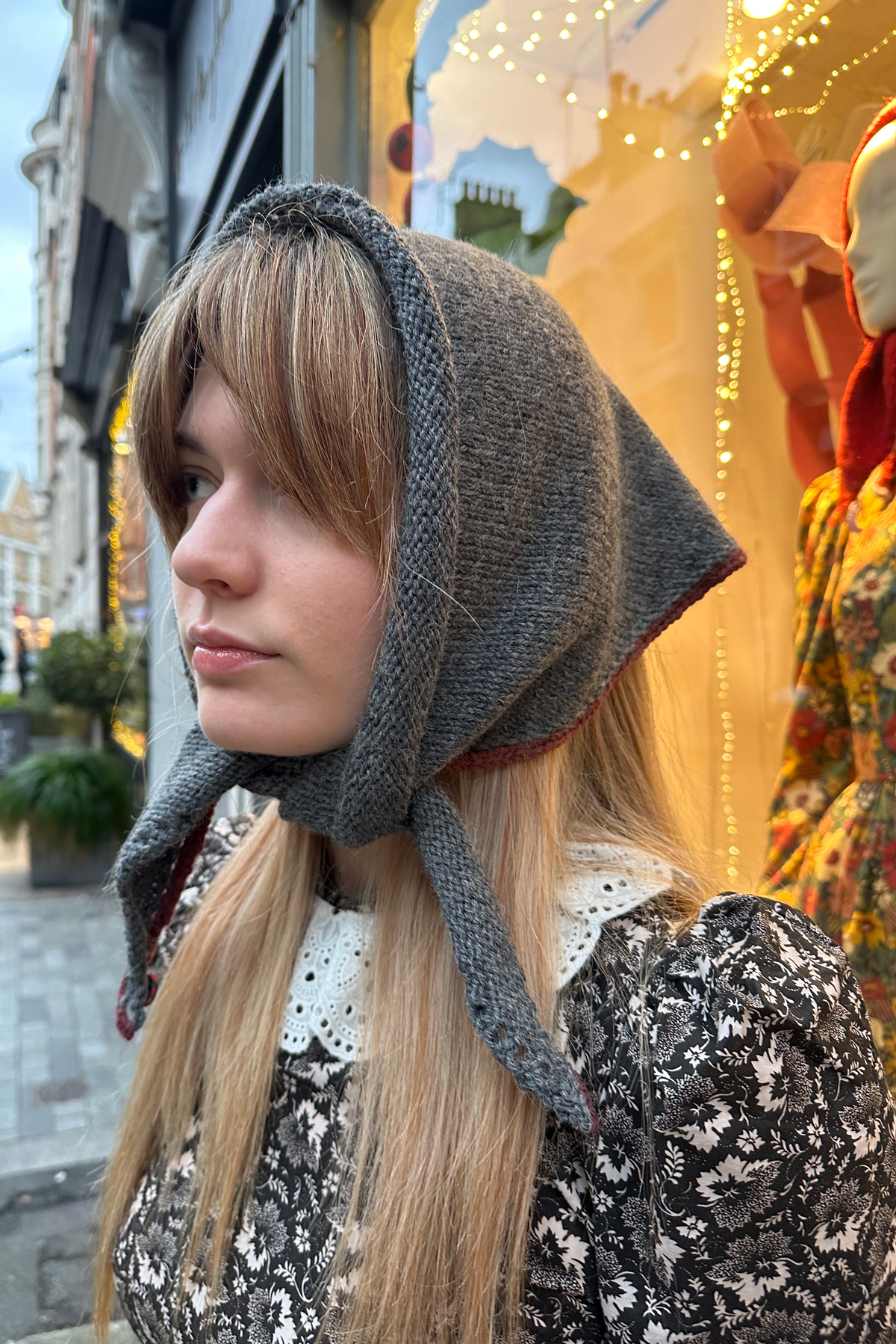 Audrey Knitted Headscarf