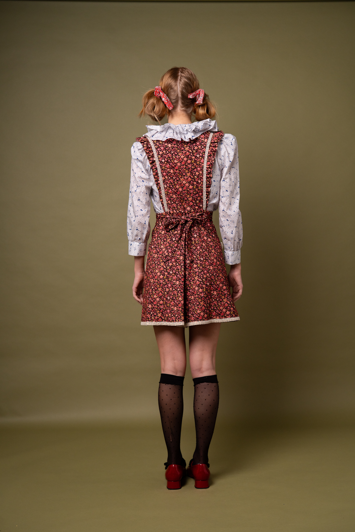 Doris Playsuit - Star Needlecord