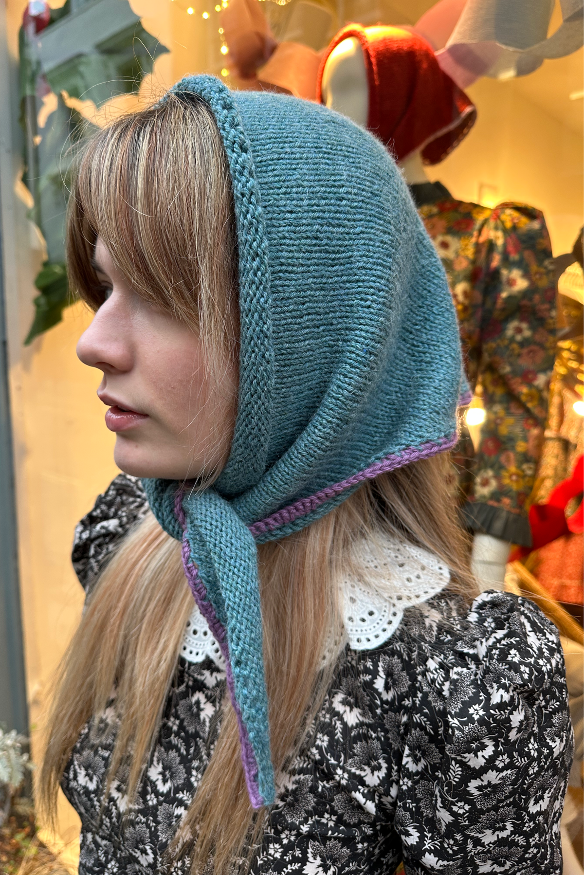 Audrey Knitted Headscarf