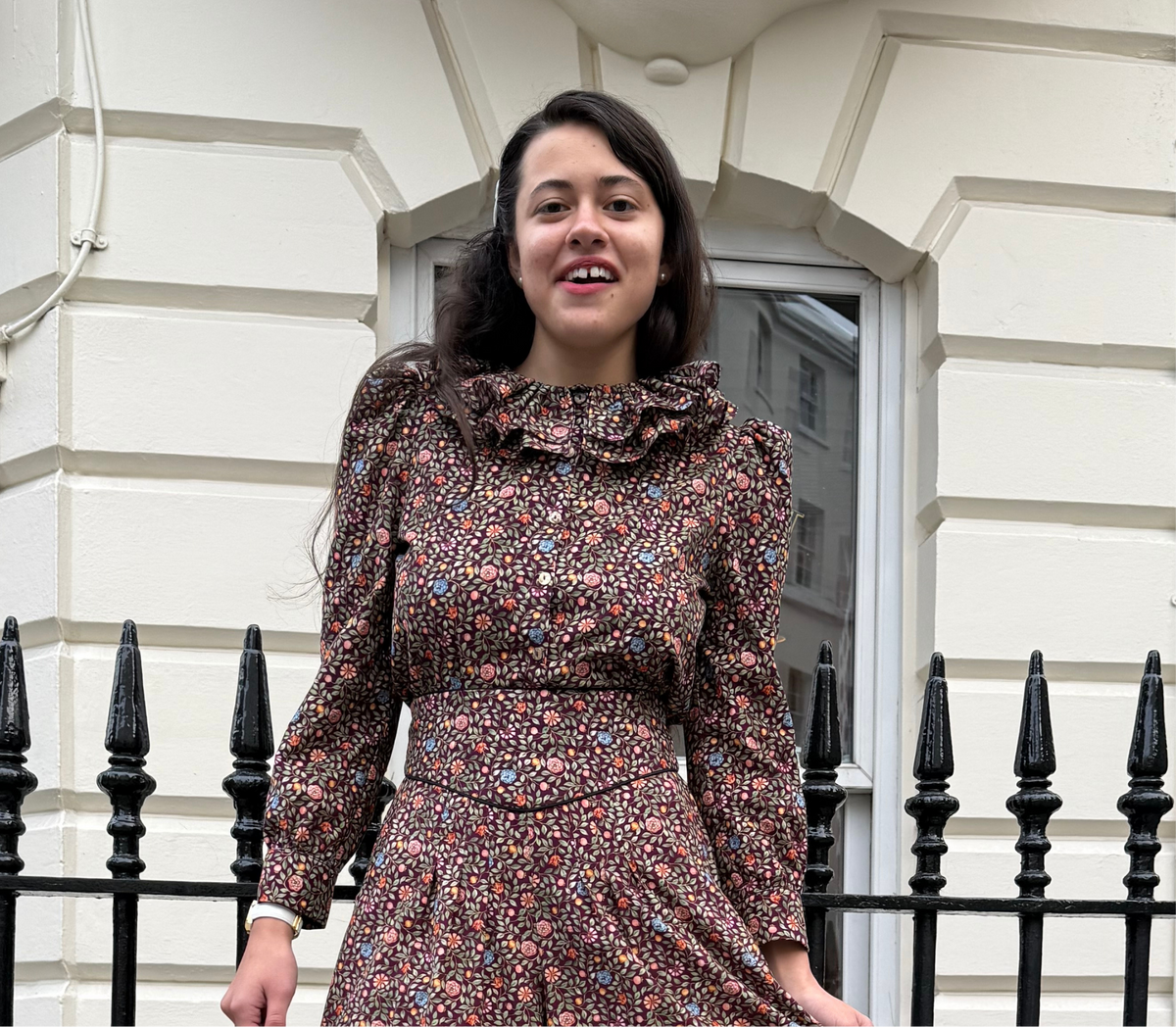 Pierrot Blouse - Mulberry Needlecord