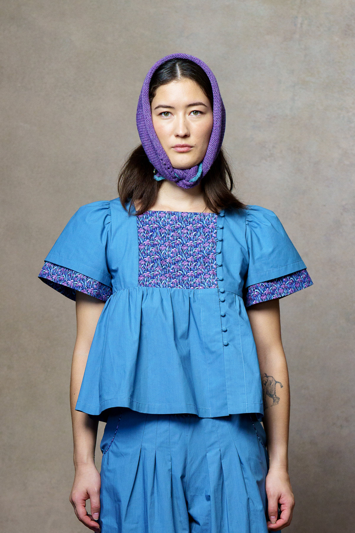 Paula Top - Teal Blue