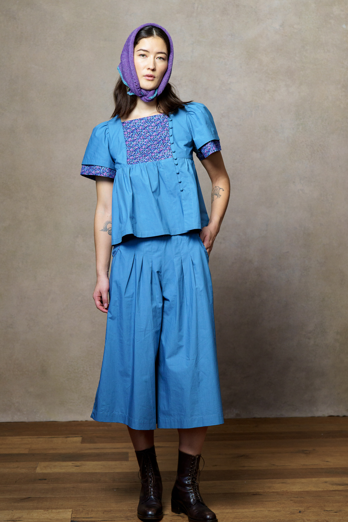 Paula Top - Teal Blue