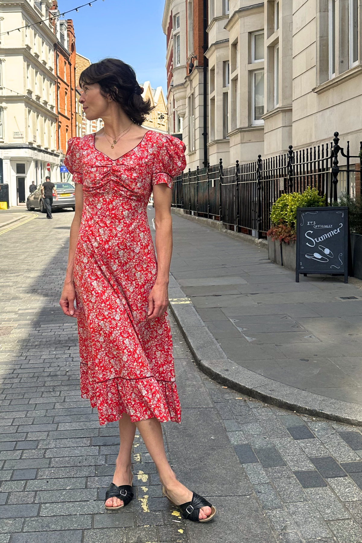 Nancy Dress - Red