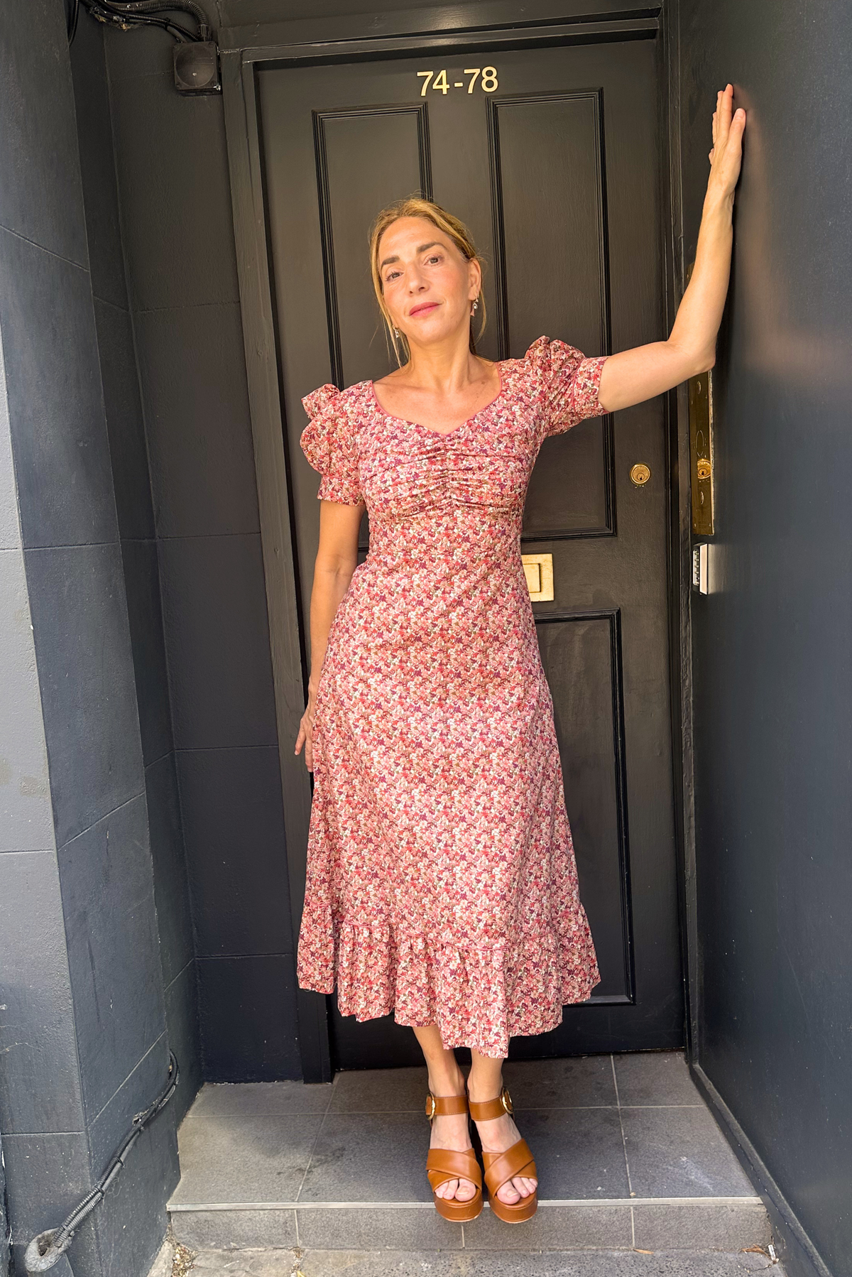 Nancy Dress - Rust