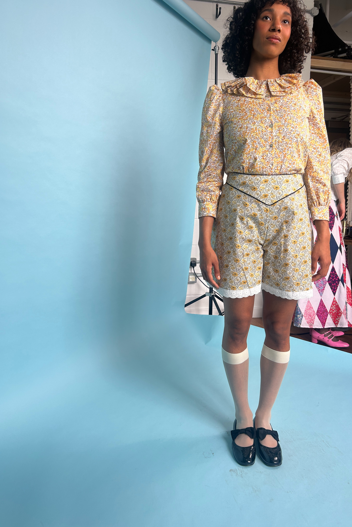 Pierrot Blouse - Mustard
