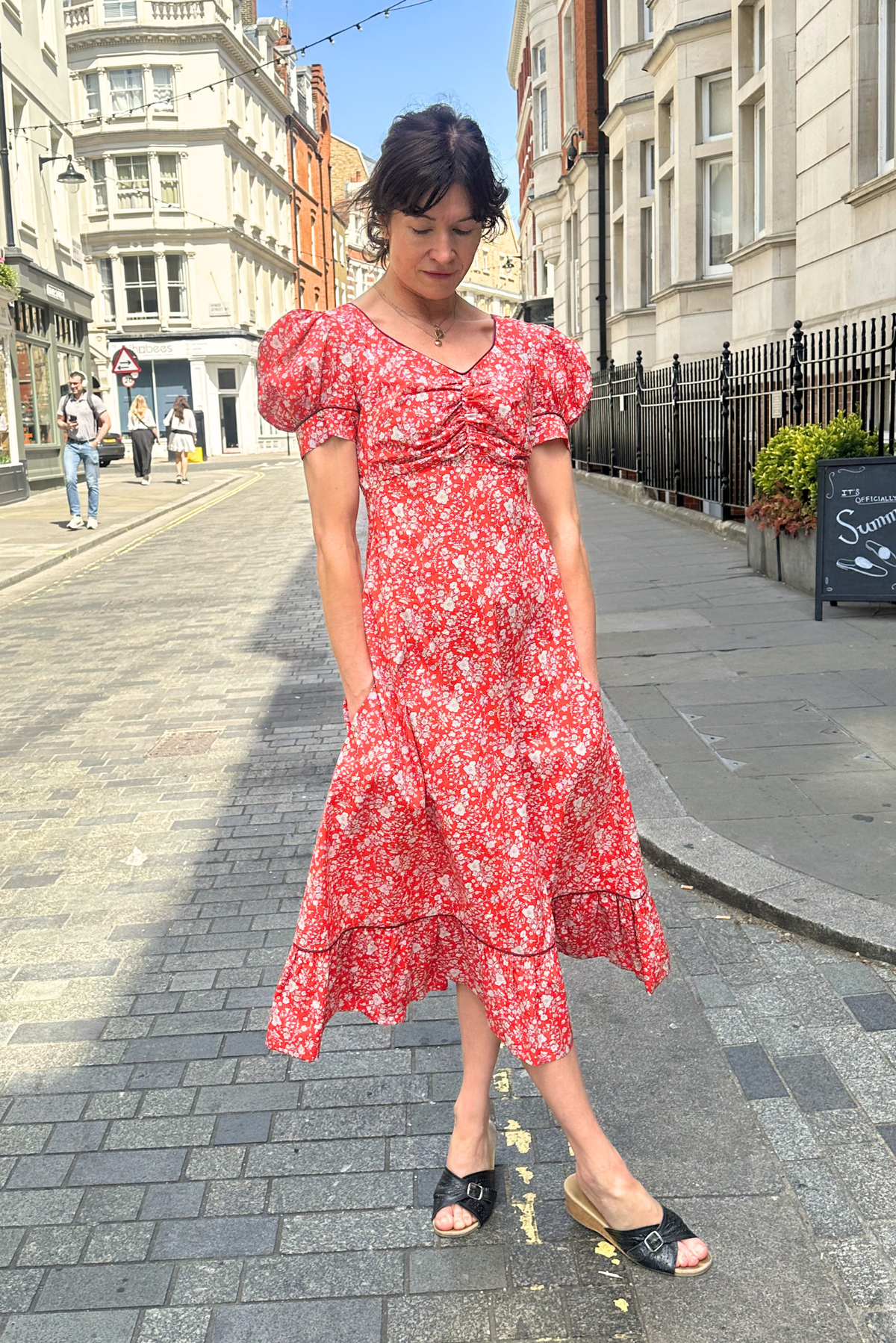 Nancy Dress - Red