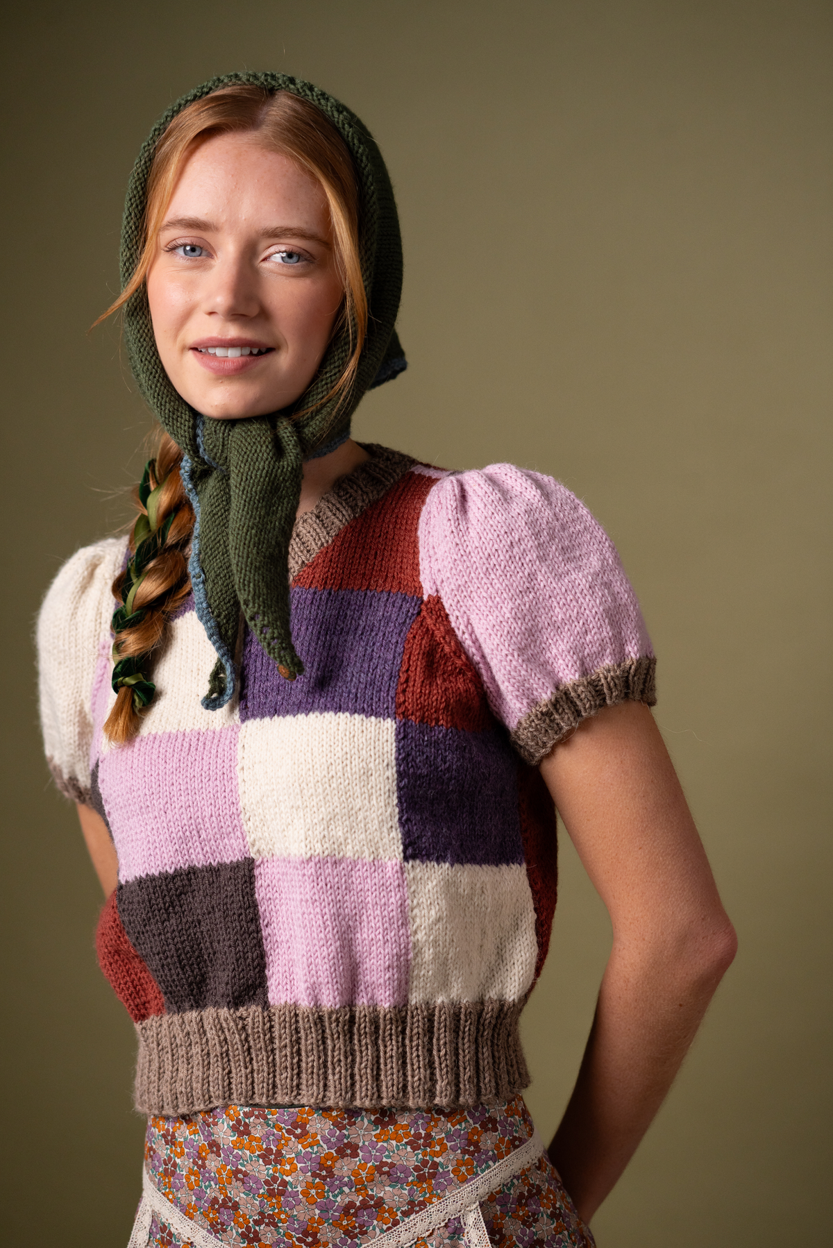 Audrey Knitted Headscarf