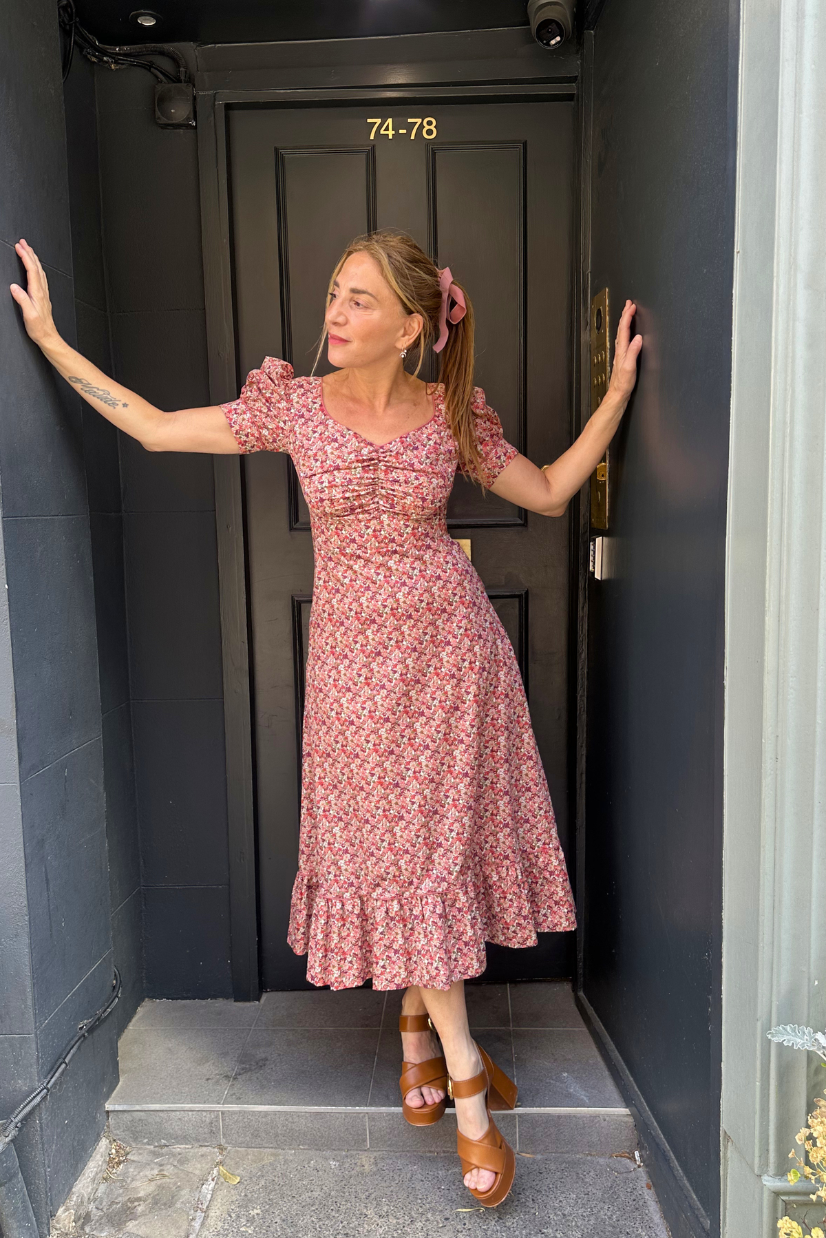 Nancy Dress - Rust
