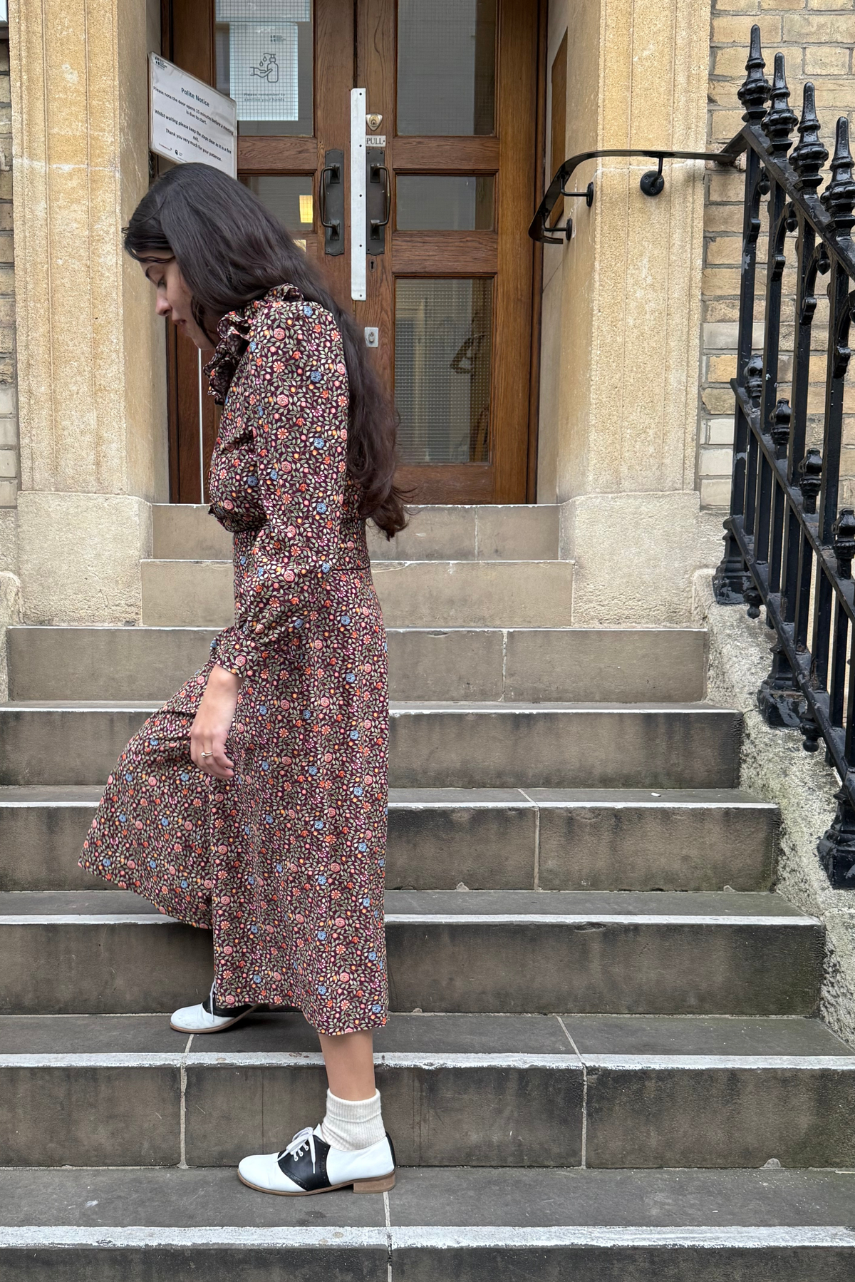 Pierrot Blouse - Mulberry Needlecord