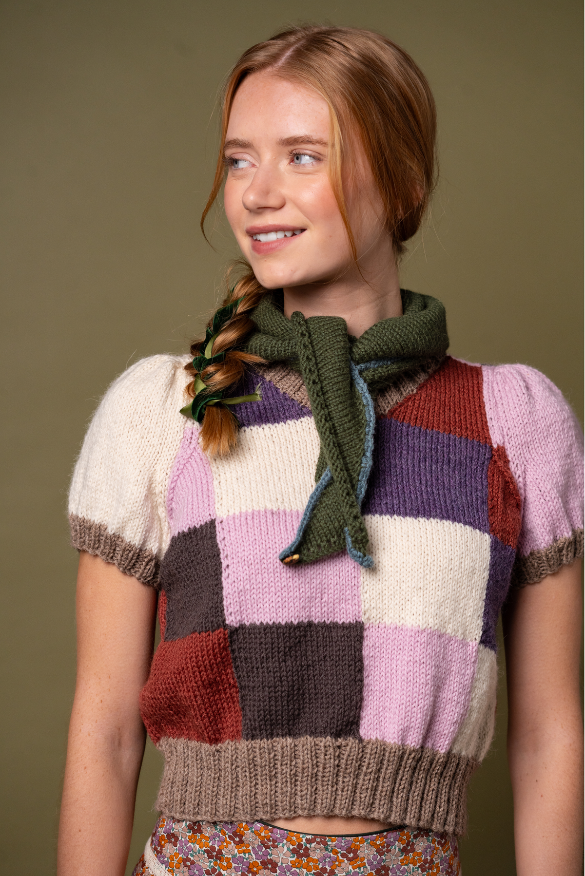 Audrey Knitted Headscarf