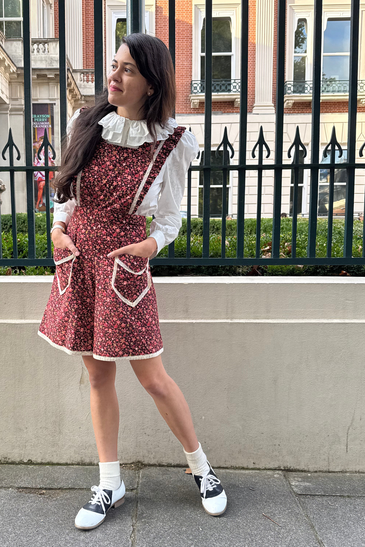 Doris Playsuit - Star Needlecord