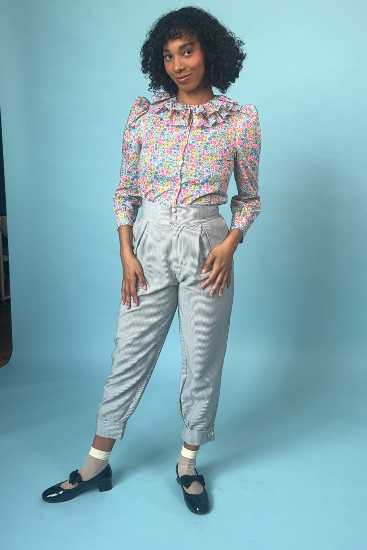 Pierrot Blouse - Neon