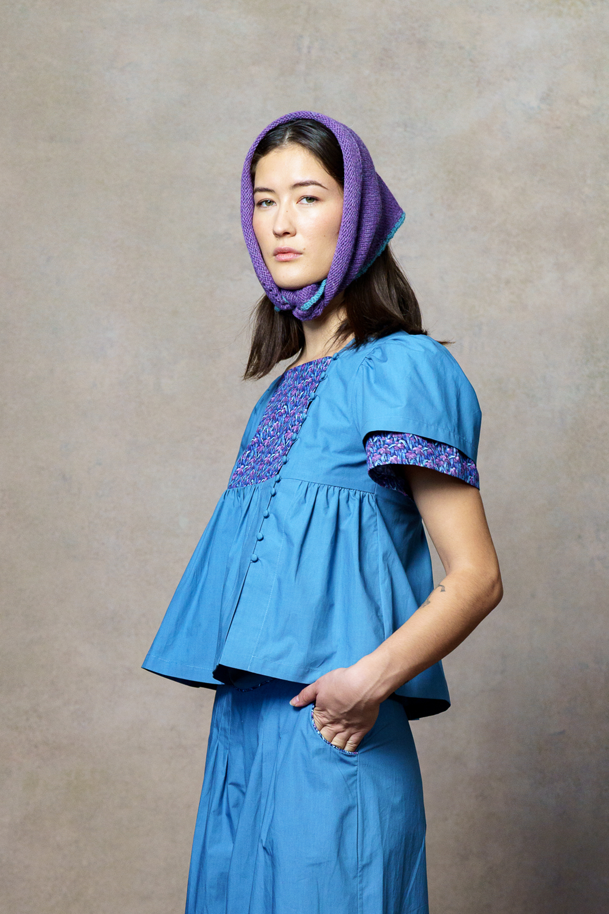 Paula Top - Teal Blue
