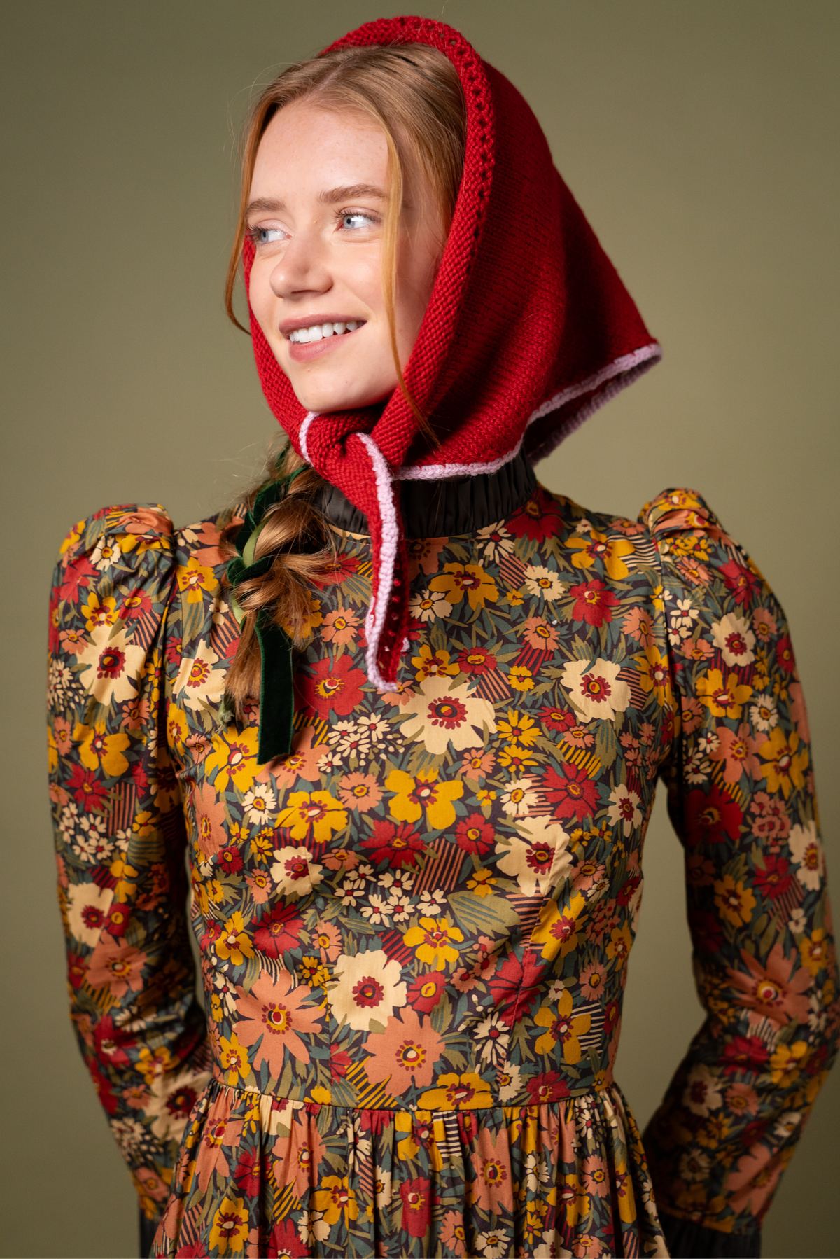 Audrey Knitted Headscarf