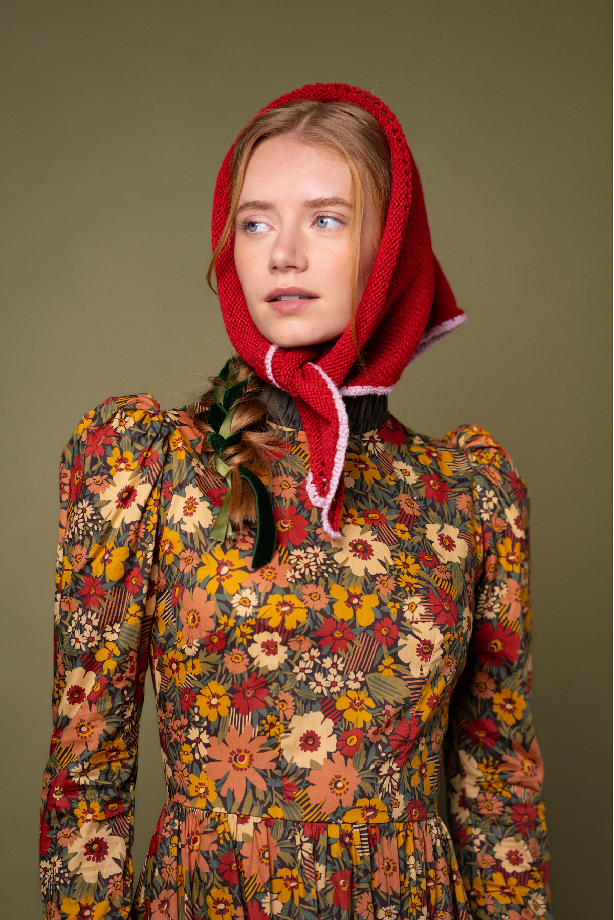 Audrey Knitted Headscarf