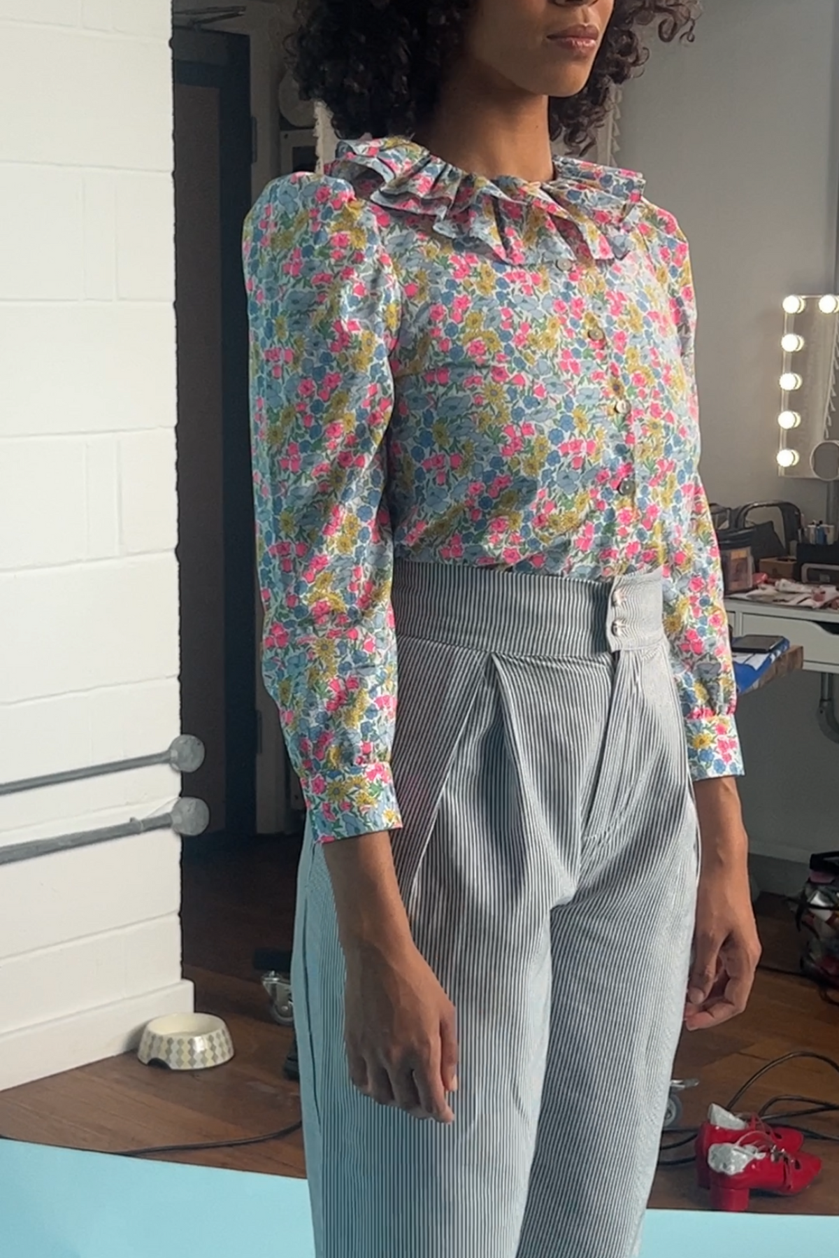 Pierrot Blouse - Neon