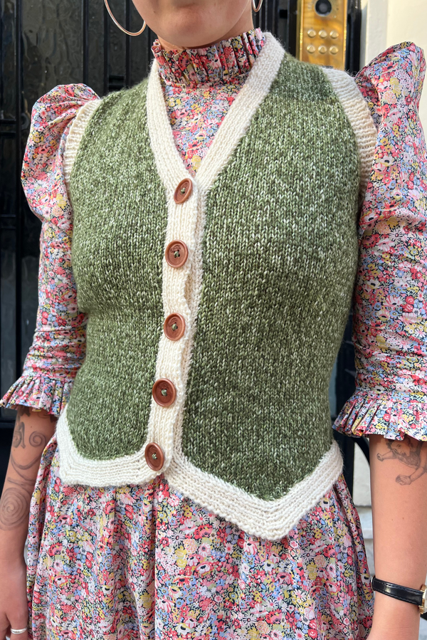 Annie Waistcoat - Green