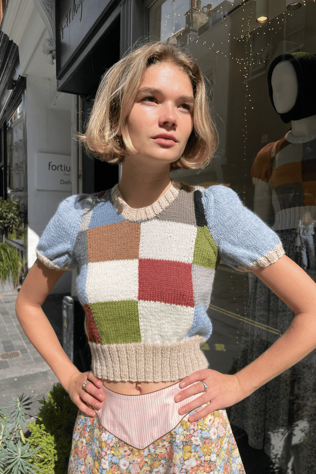 Pip Patchwork Knitted Tee