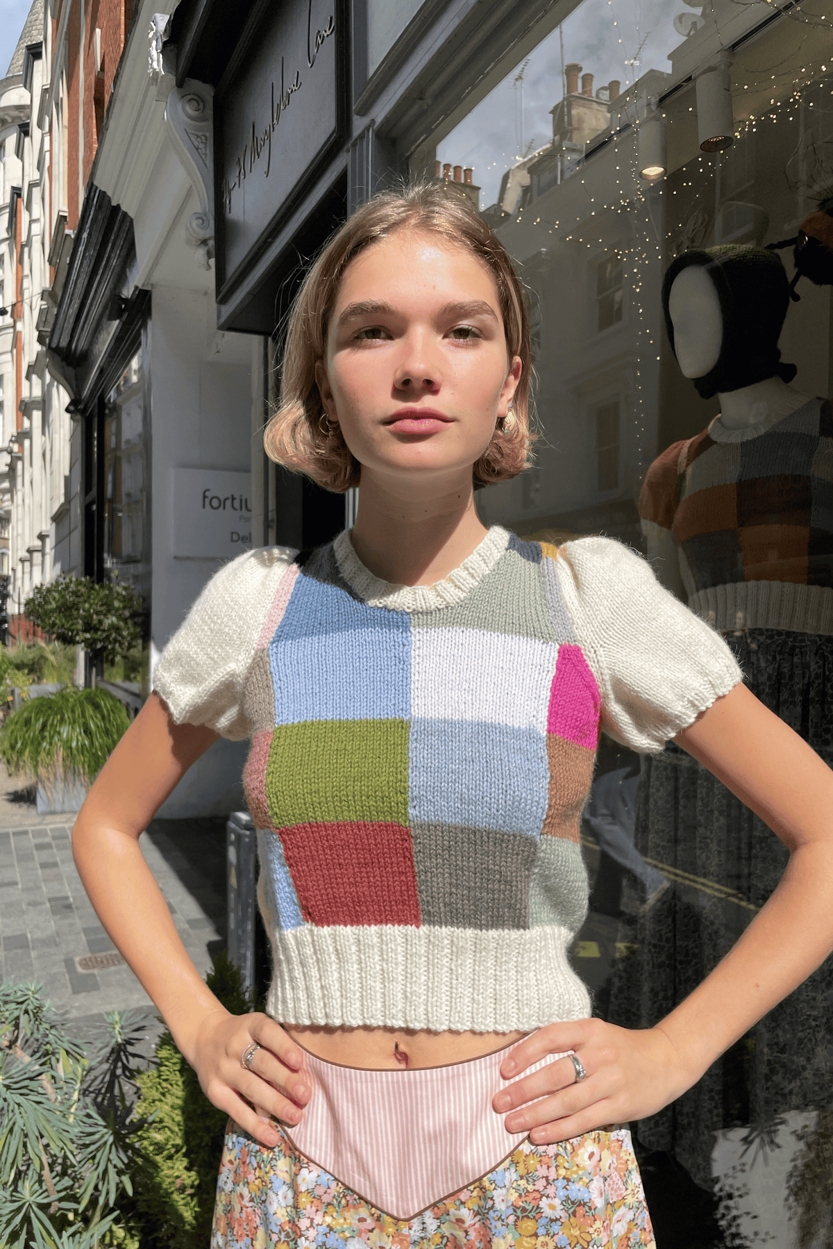Pip Patchwork Knitted Tee