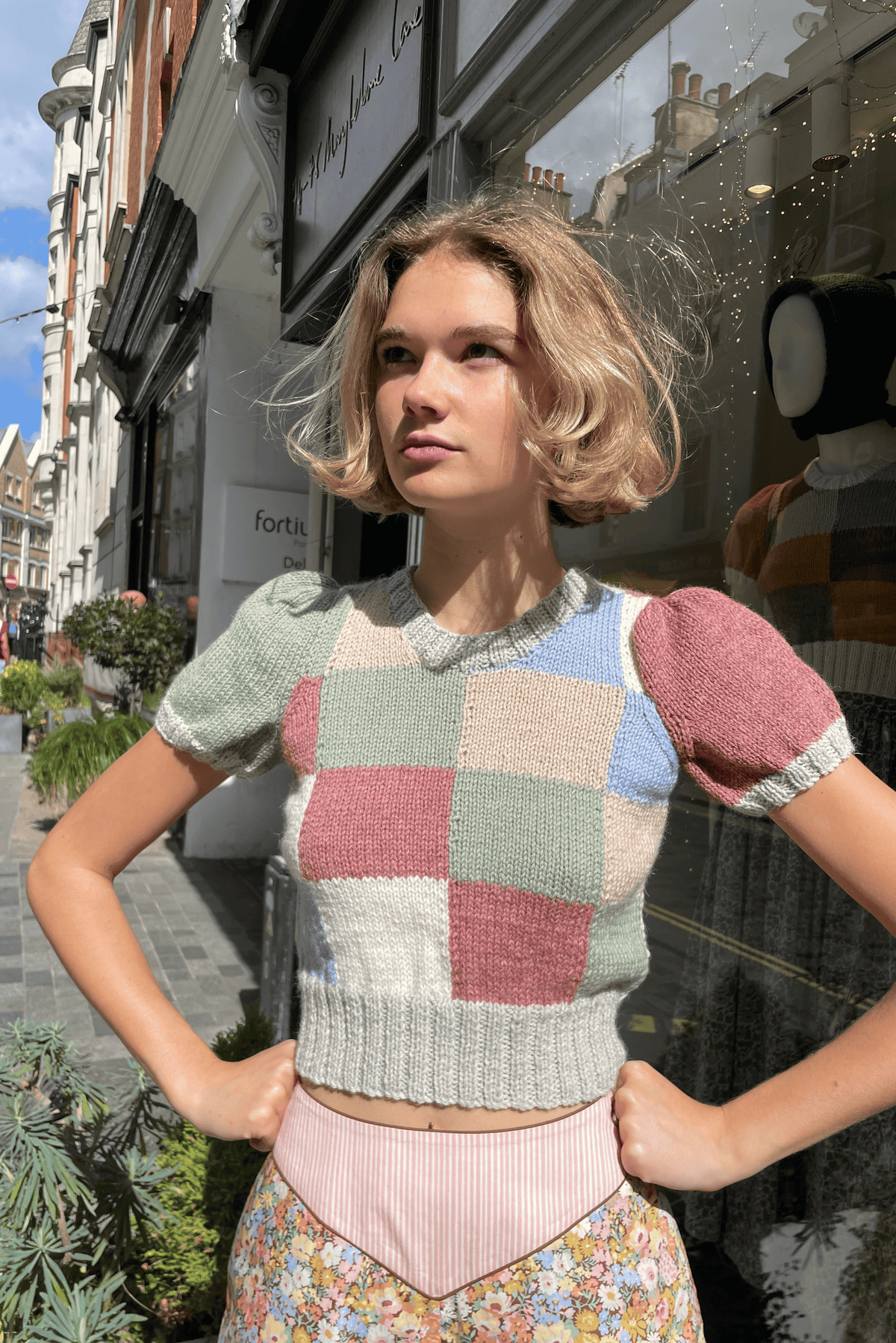 Pip Patchwork Knitted Tee