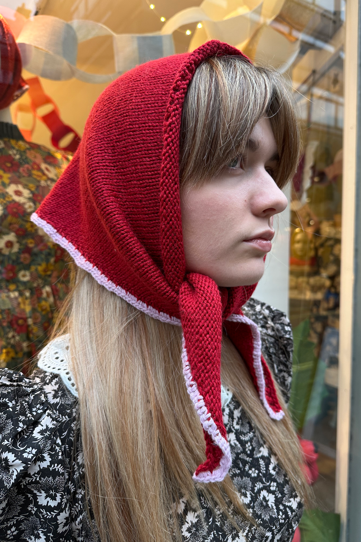 Audrey Knitted Headscarf