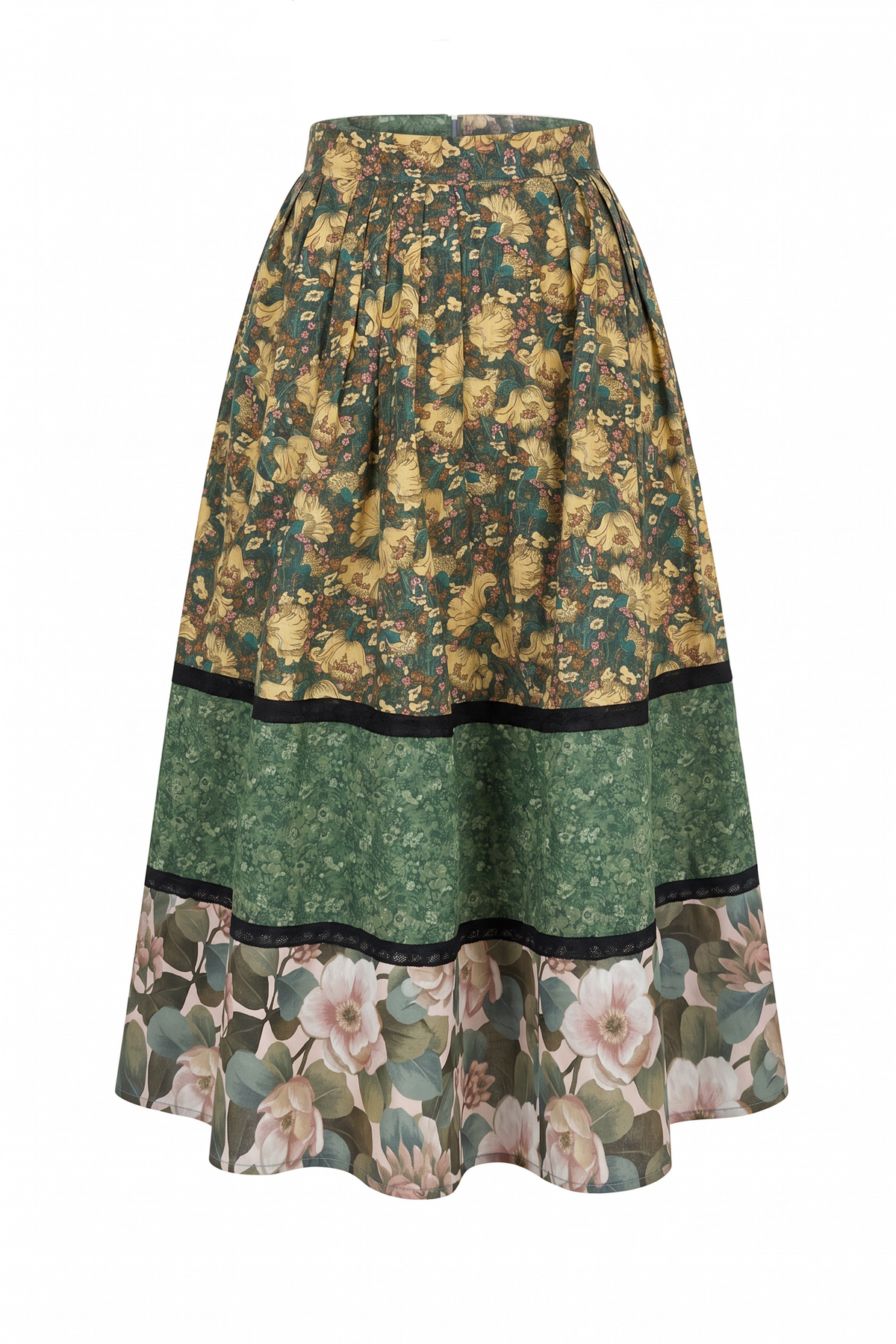 Amy Skirt - Green and Black