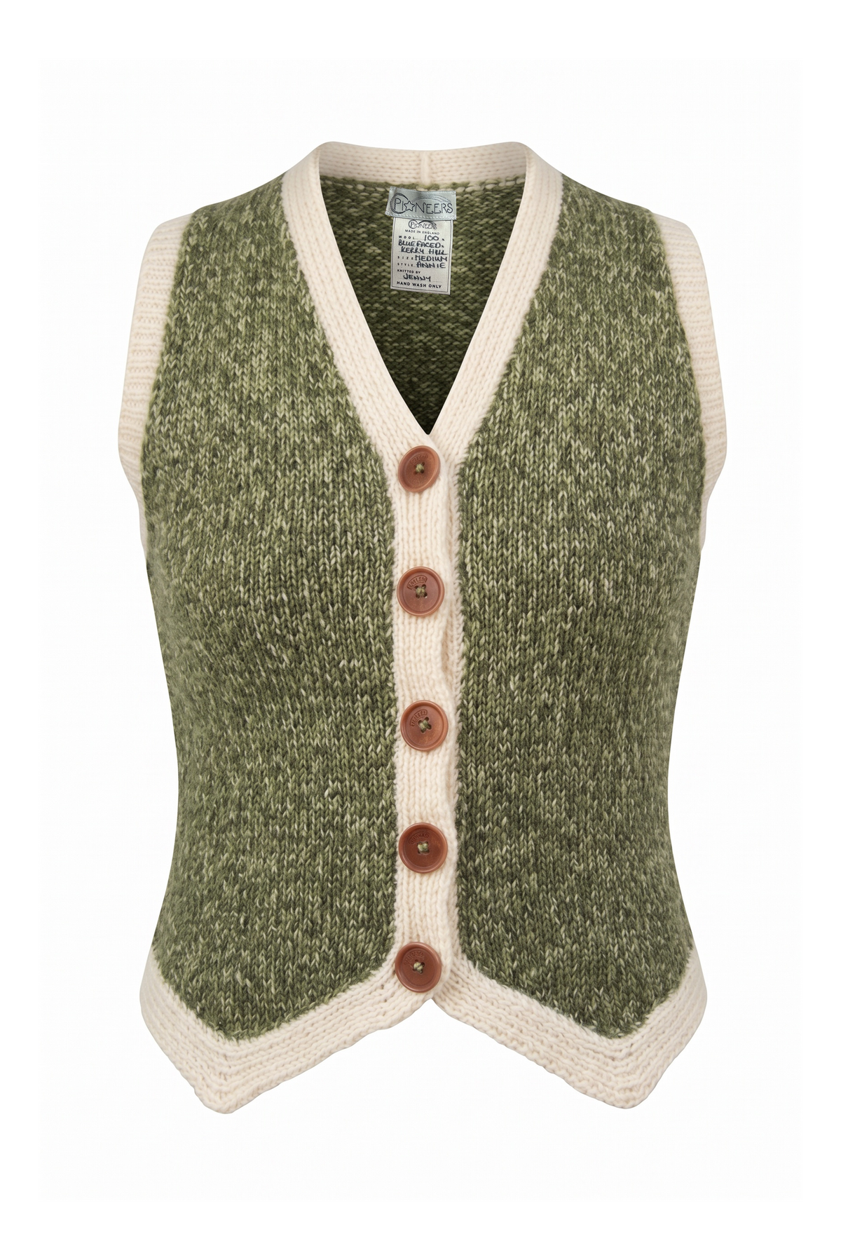 Annie Waistcoat - Green
