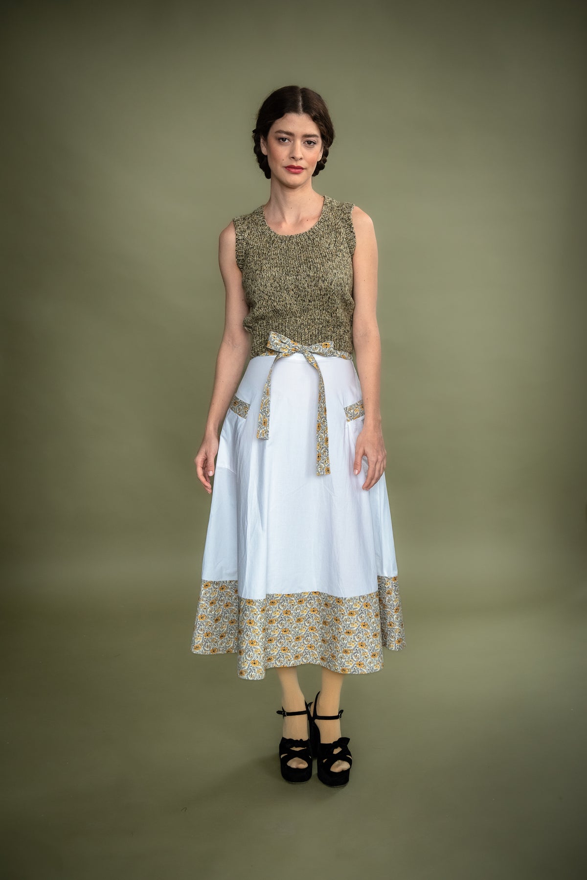 Cecily Skirt - Ivory