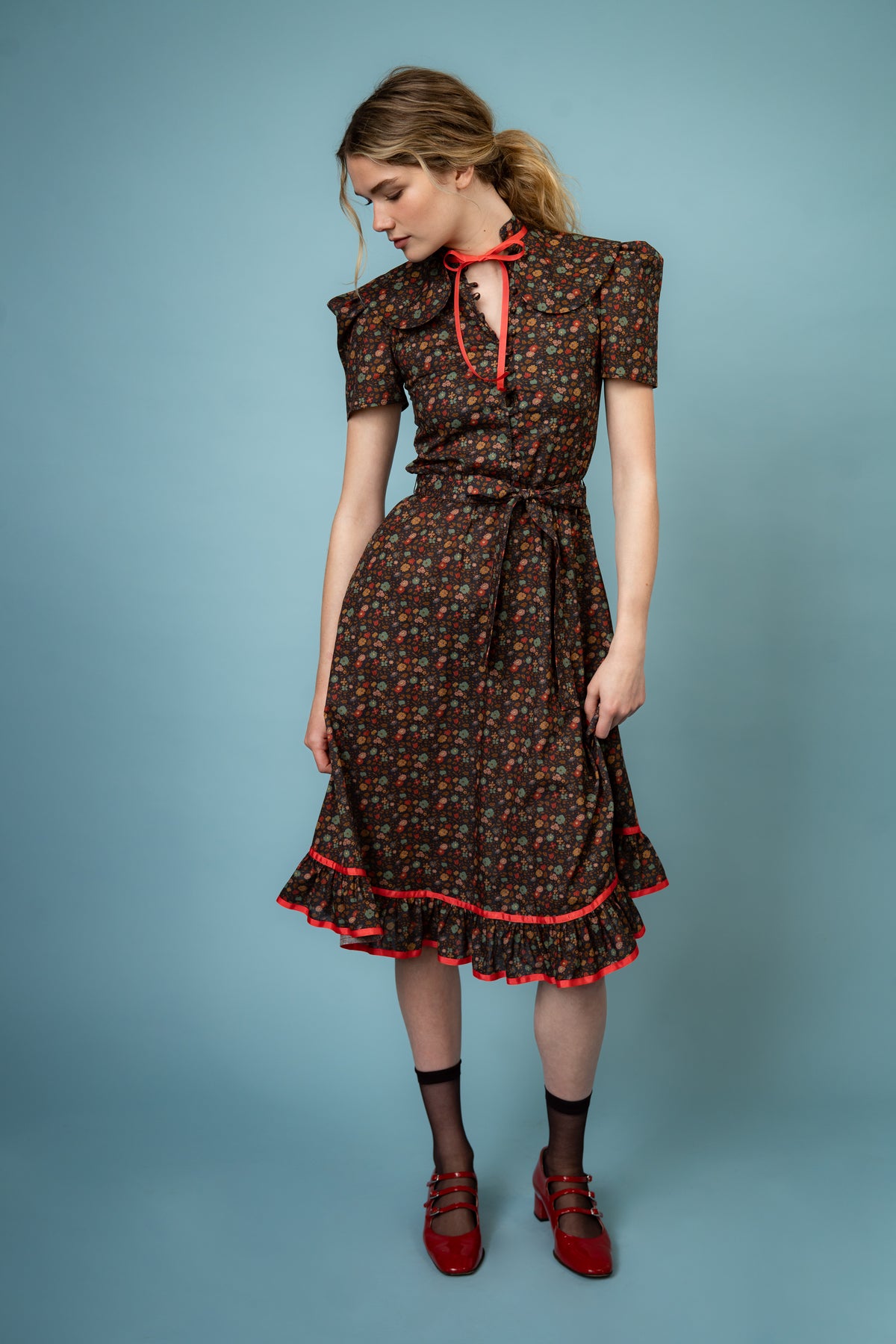 Valerie Dress - Charcoal