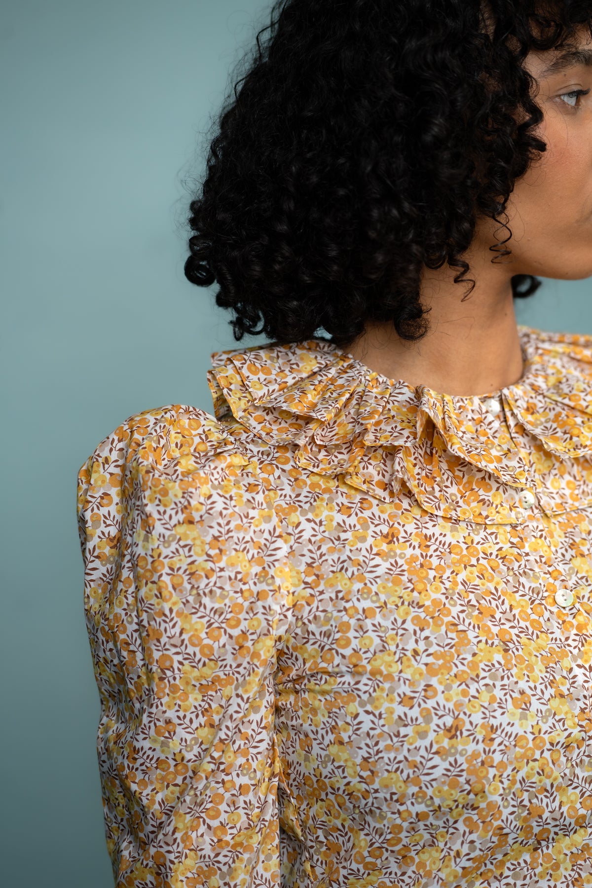 Pierrot Blouse - Mustard