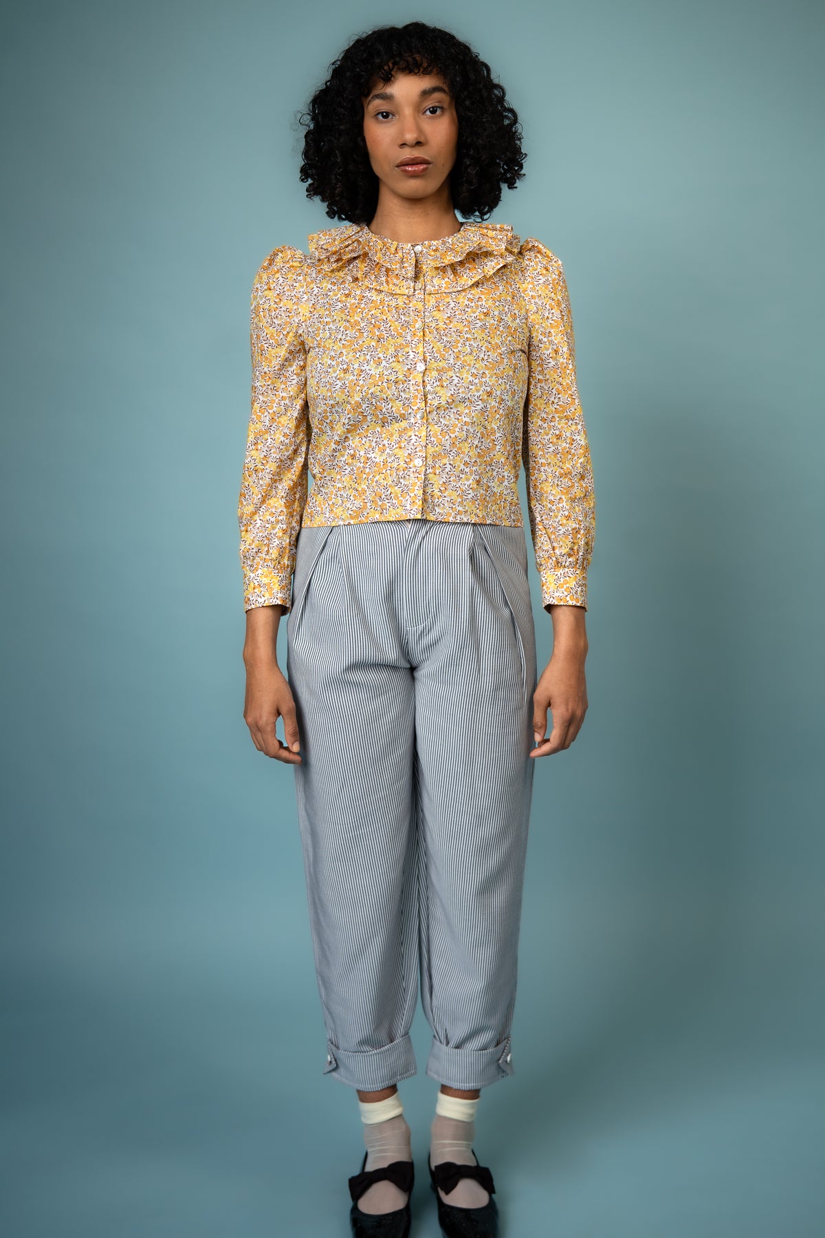 Pierrot Blouse - Mustard