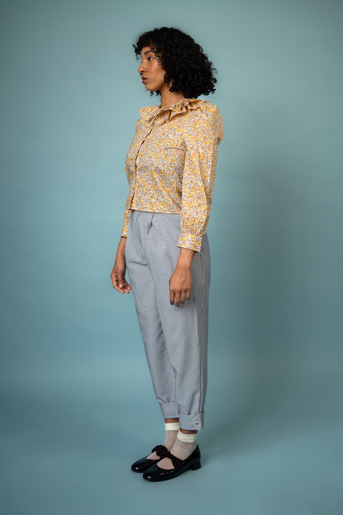 Pierrot Blouse - Mustard