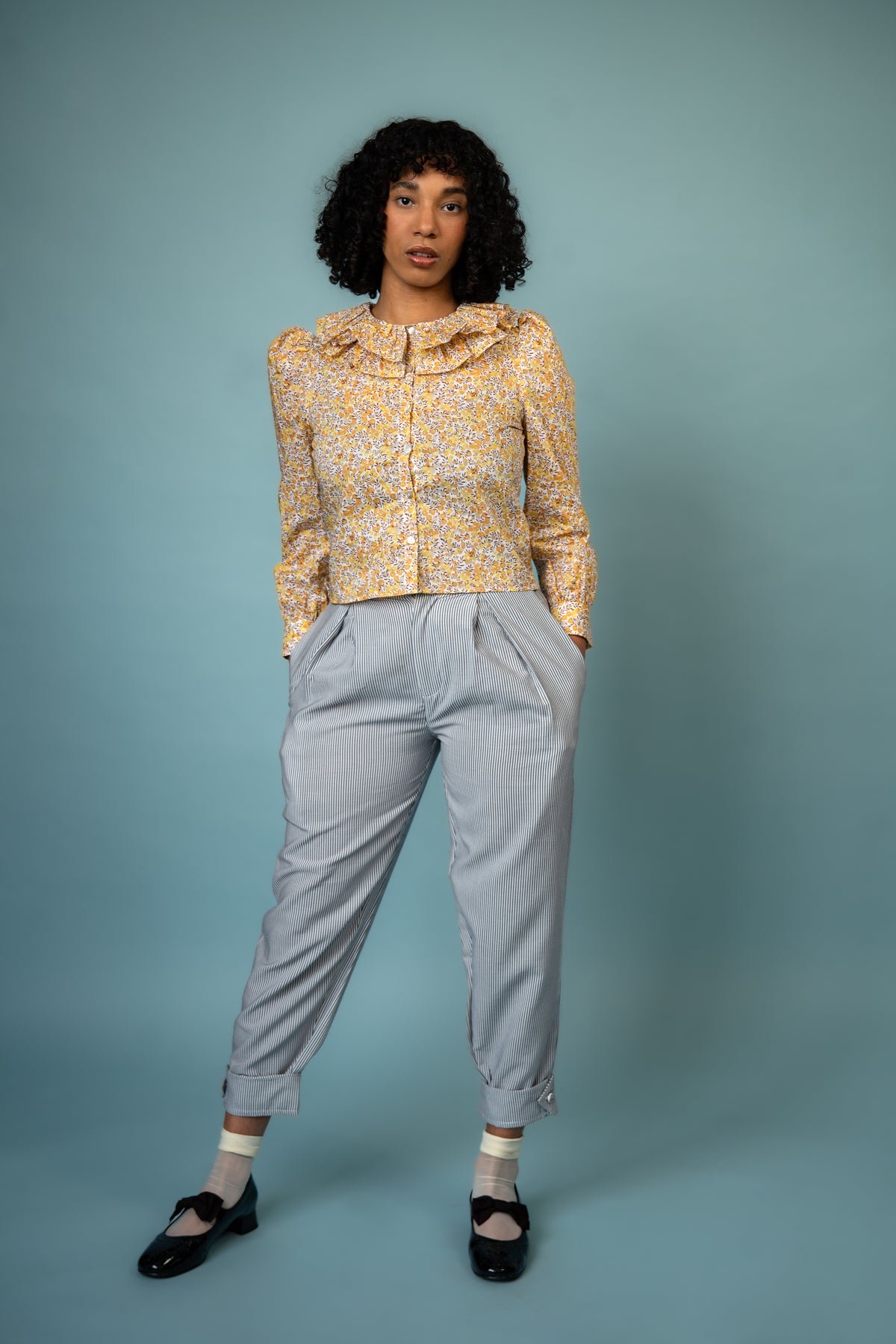 Pierrot Blouse - Mustard