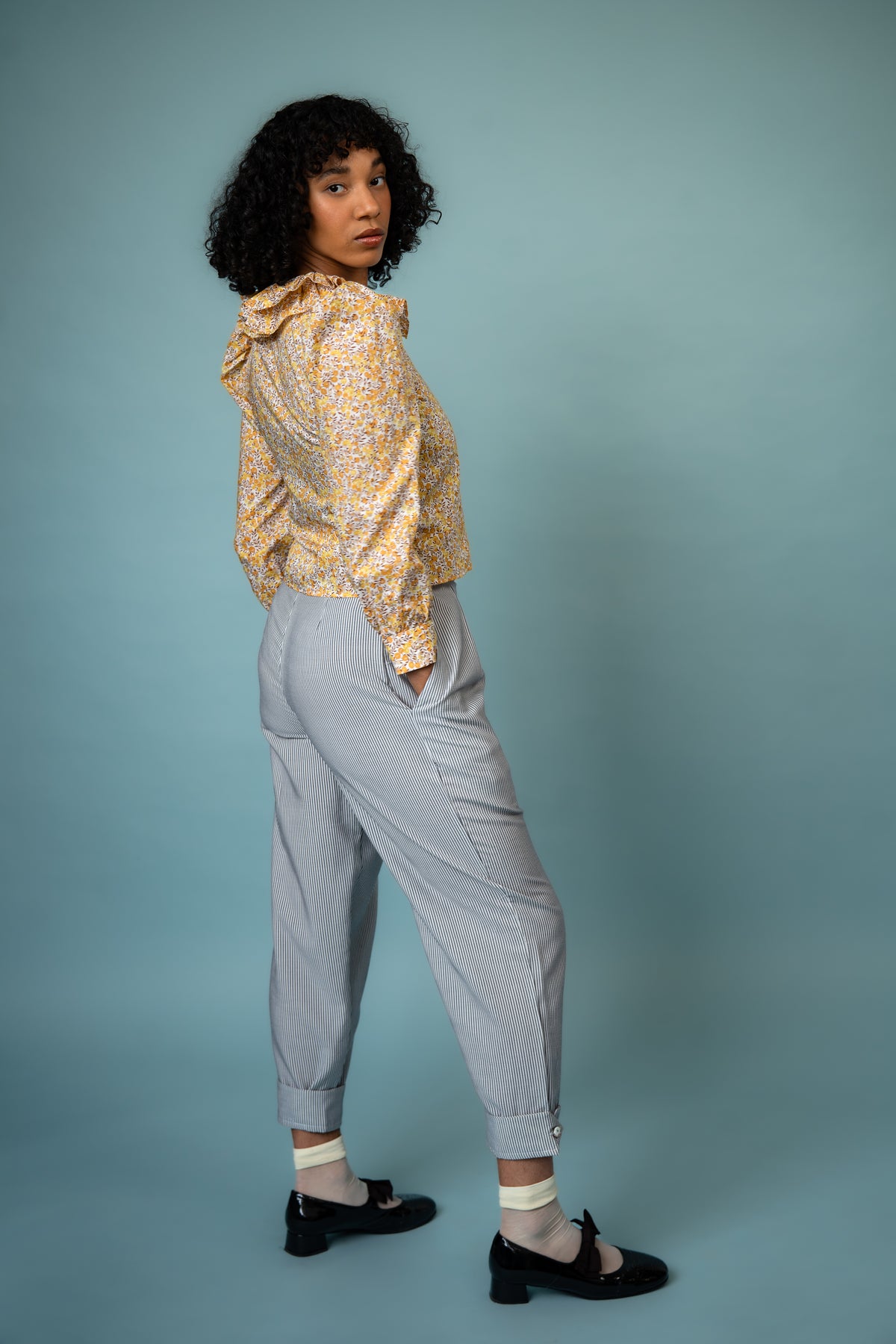 Pierrot Blouse - Mustard
