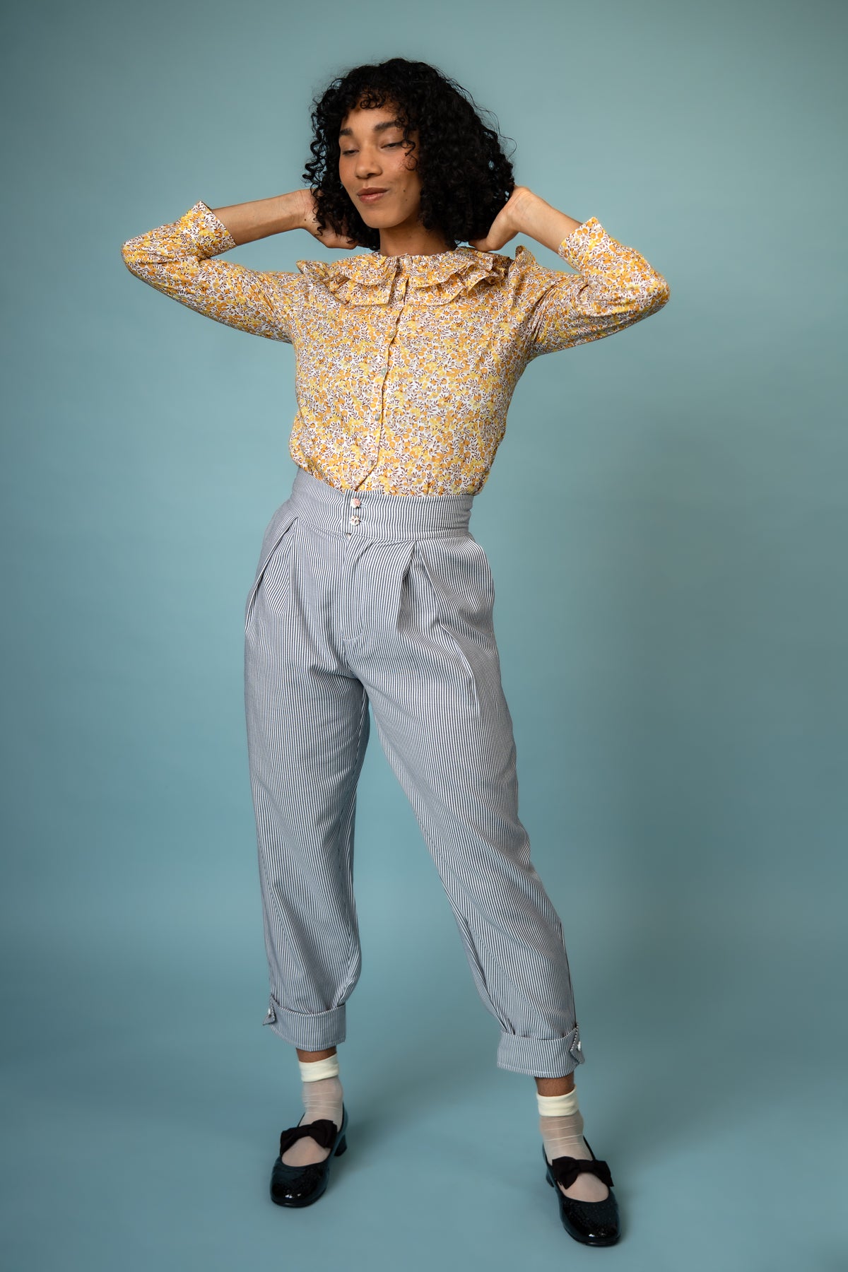 Pierrot Blouse - Mustard