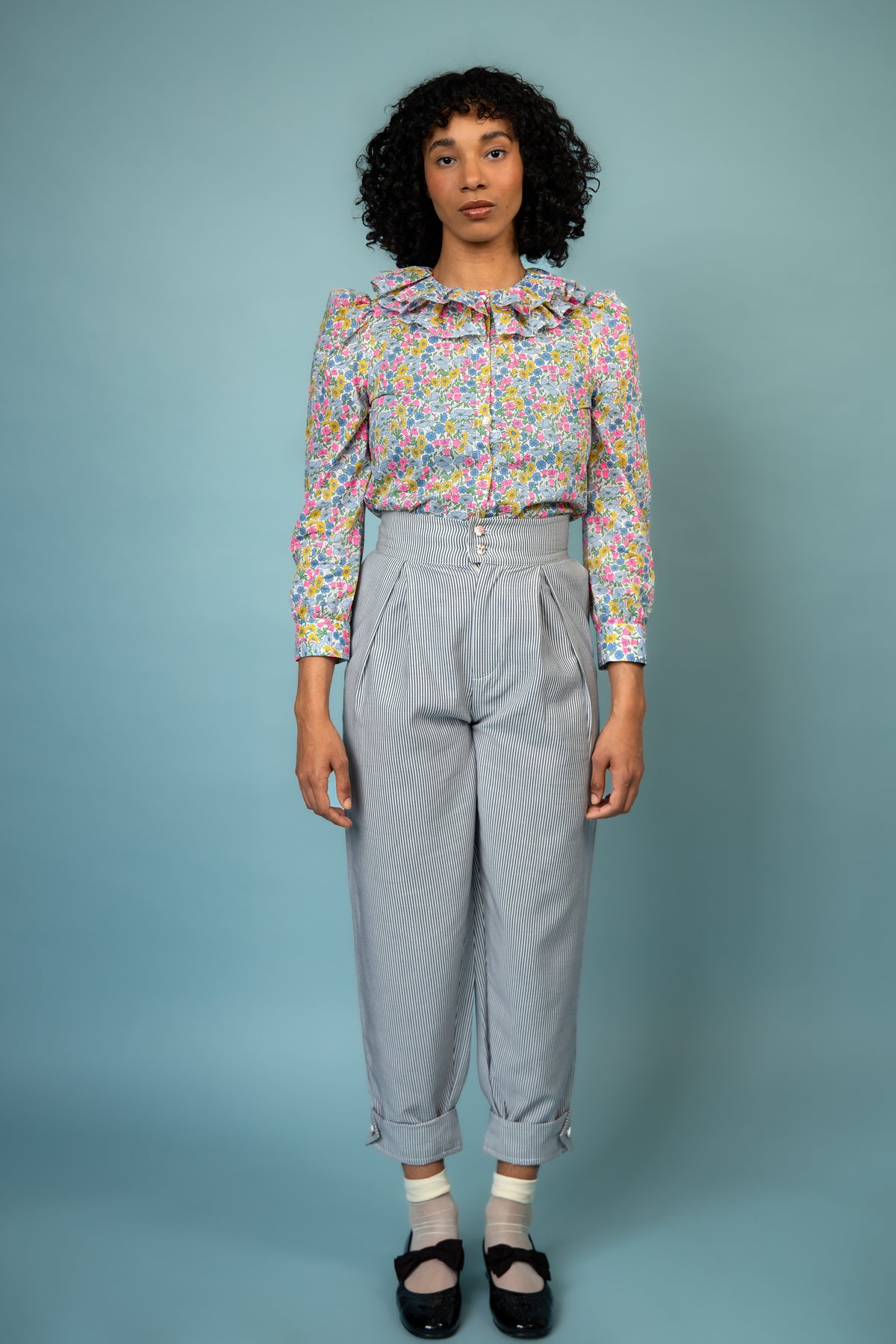 Pierrot Blouse - Neon