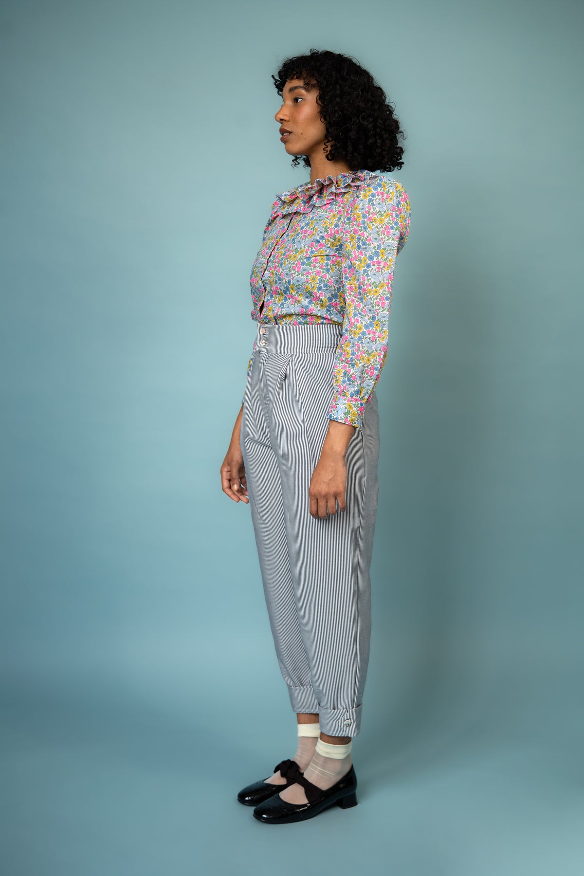 Pierrot Blouse - Neon