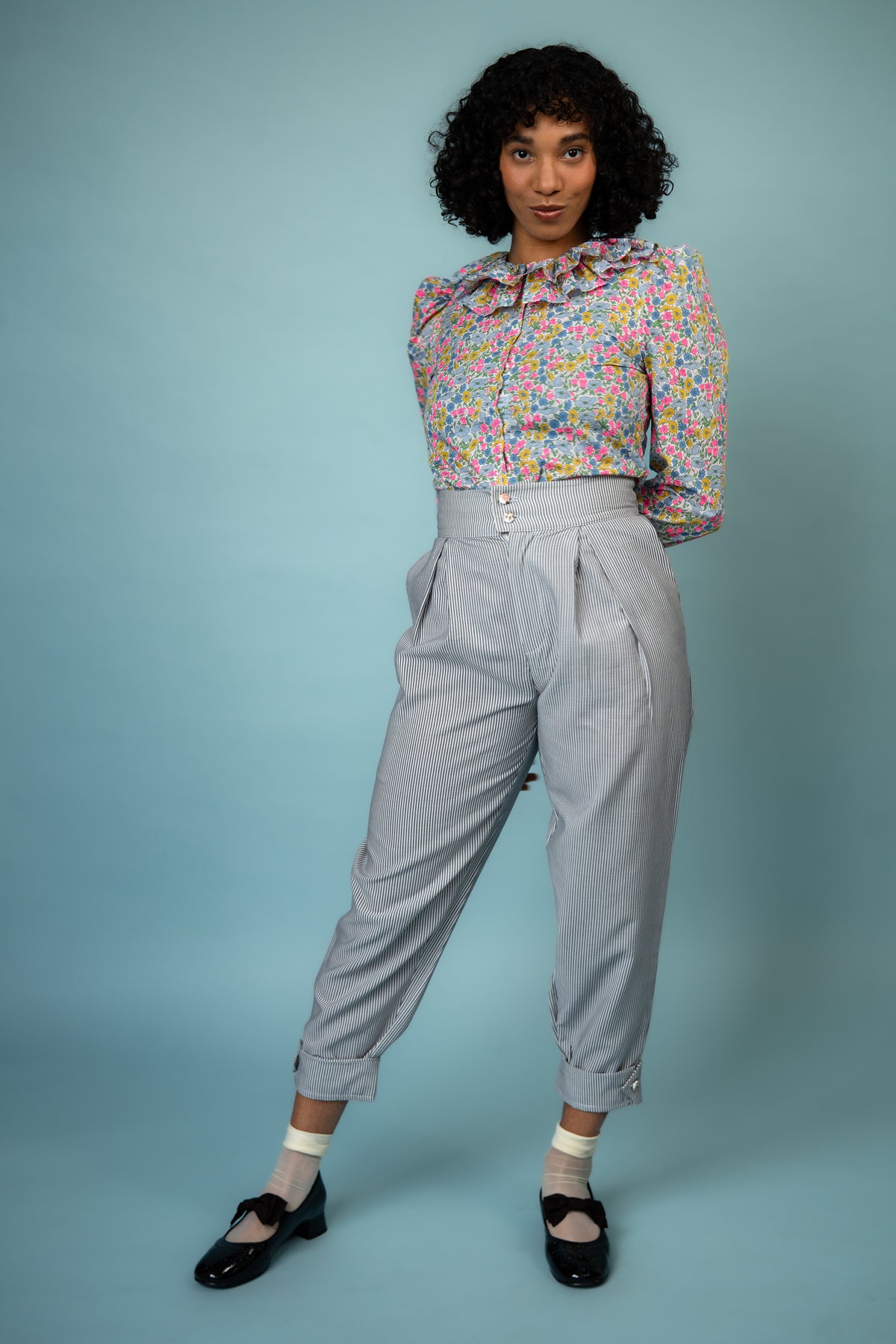 Pierrot Blouse - Neon