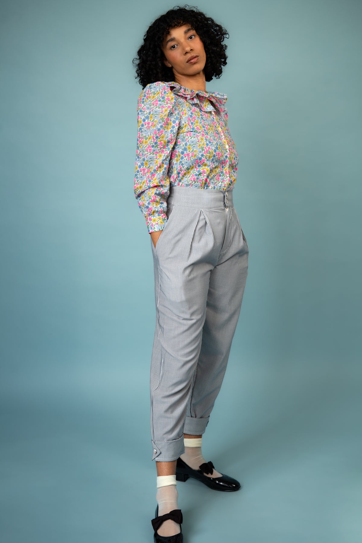 Pierrot Blouse - Neon