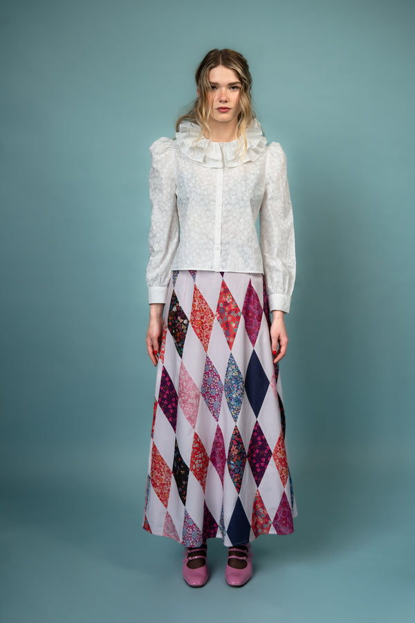Pierrot Blouse White
