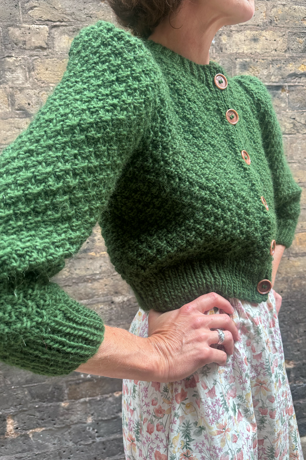Jenny Cardigan - Bottle Green